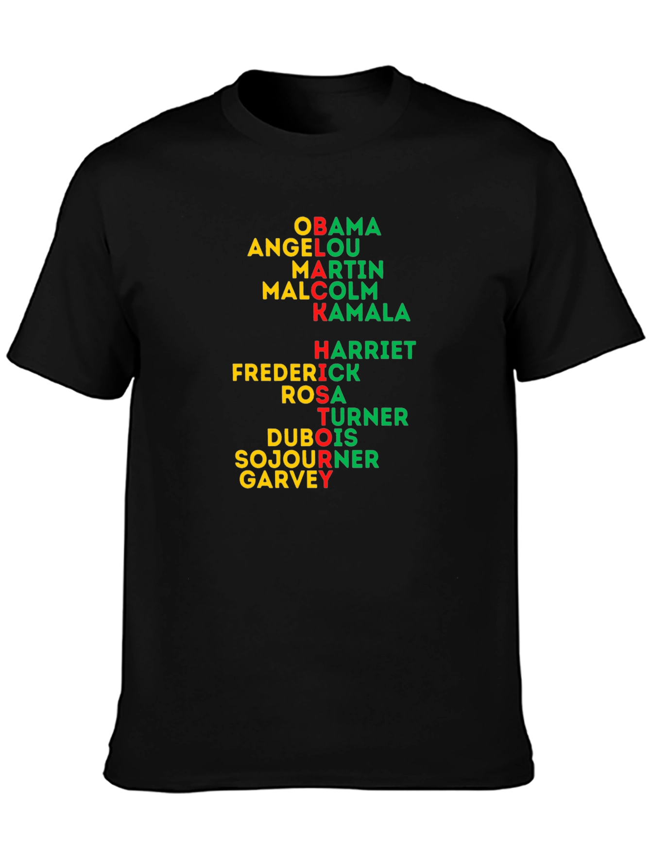 Black History Names T-Shirt