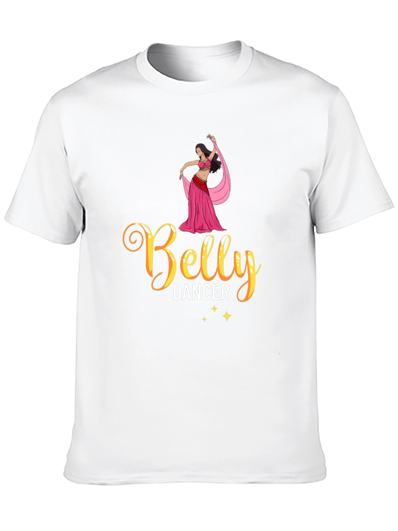 Belly Dancer Graphic Tee - Premium Cotton Blend
