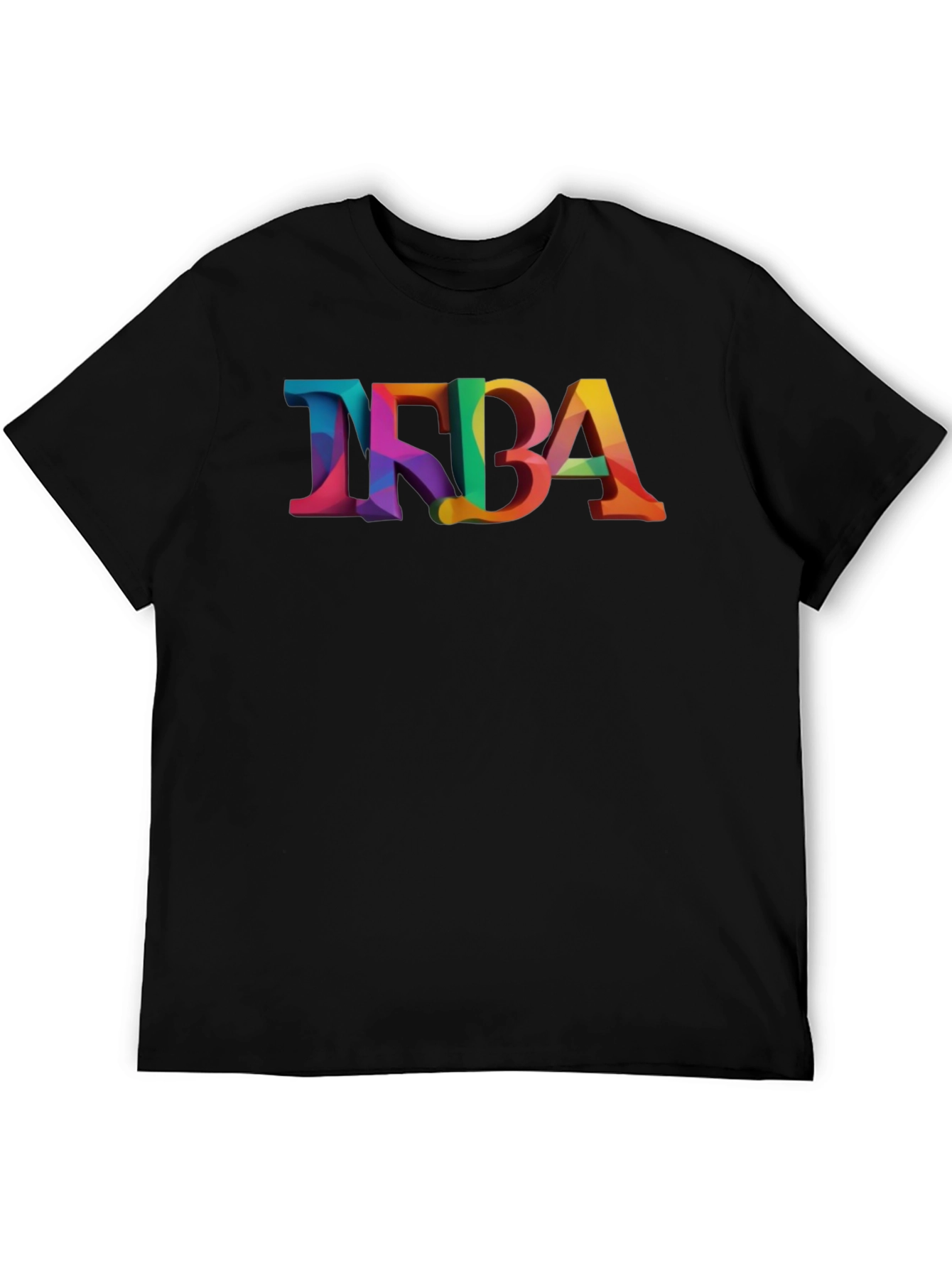 Colorful TFBA Graphic T-Shirt