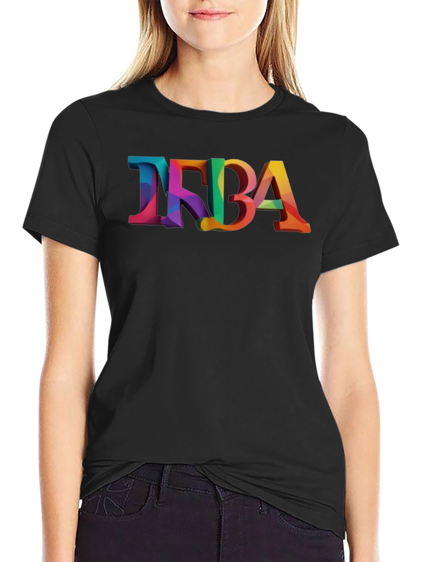 Colorful TFBA Graphic T-Shirt