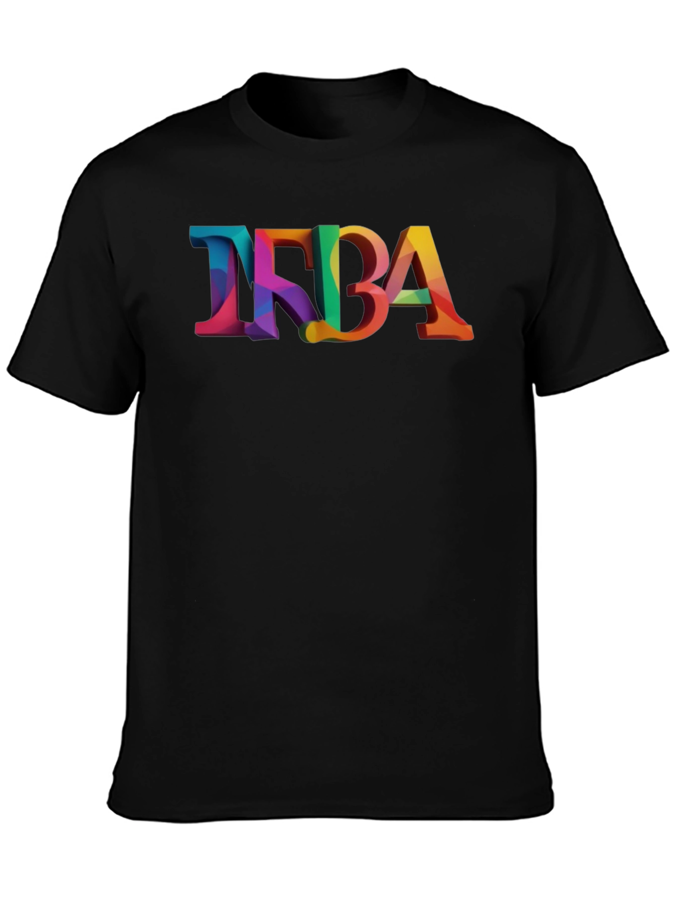 Colorful TFBA Graphic T-Shirt