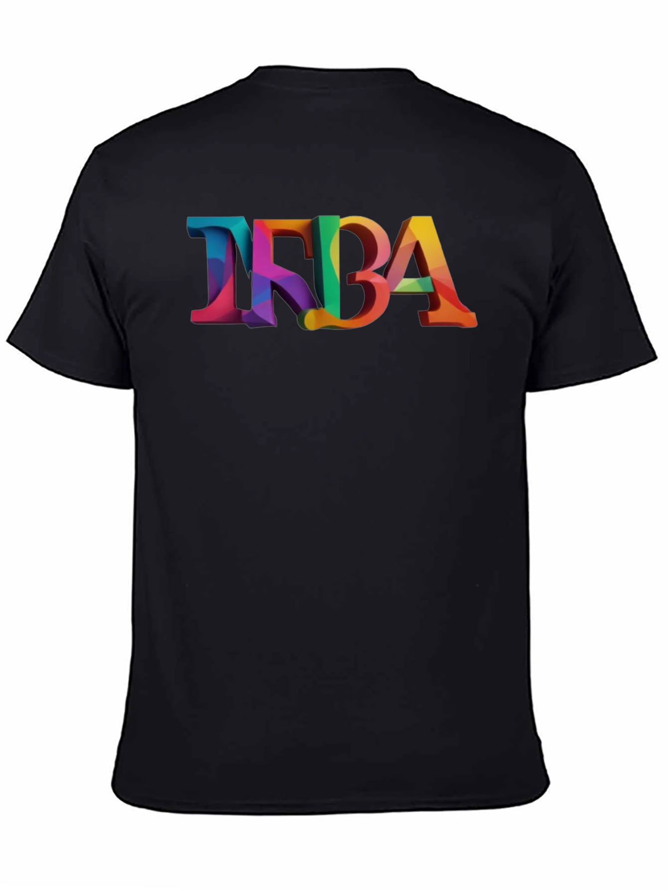 Colorful TFBA Graphic T-Shirt