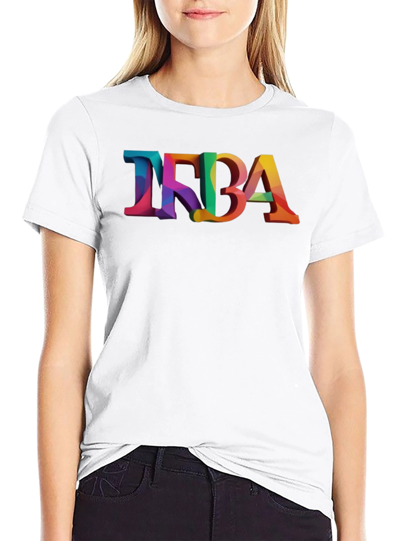 Colorful TFBA Graphic T-Shirt