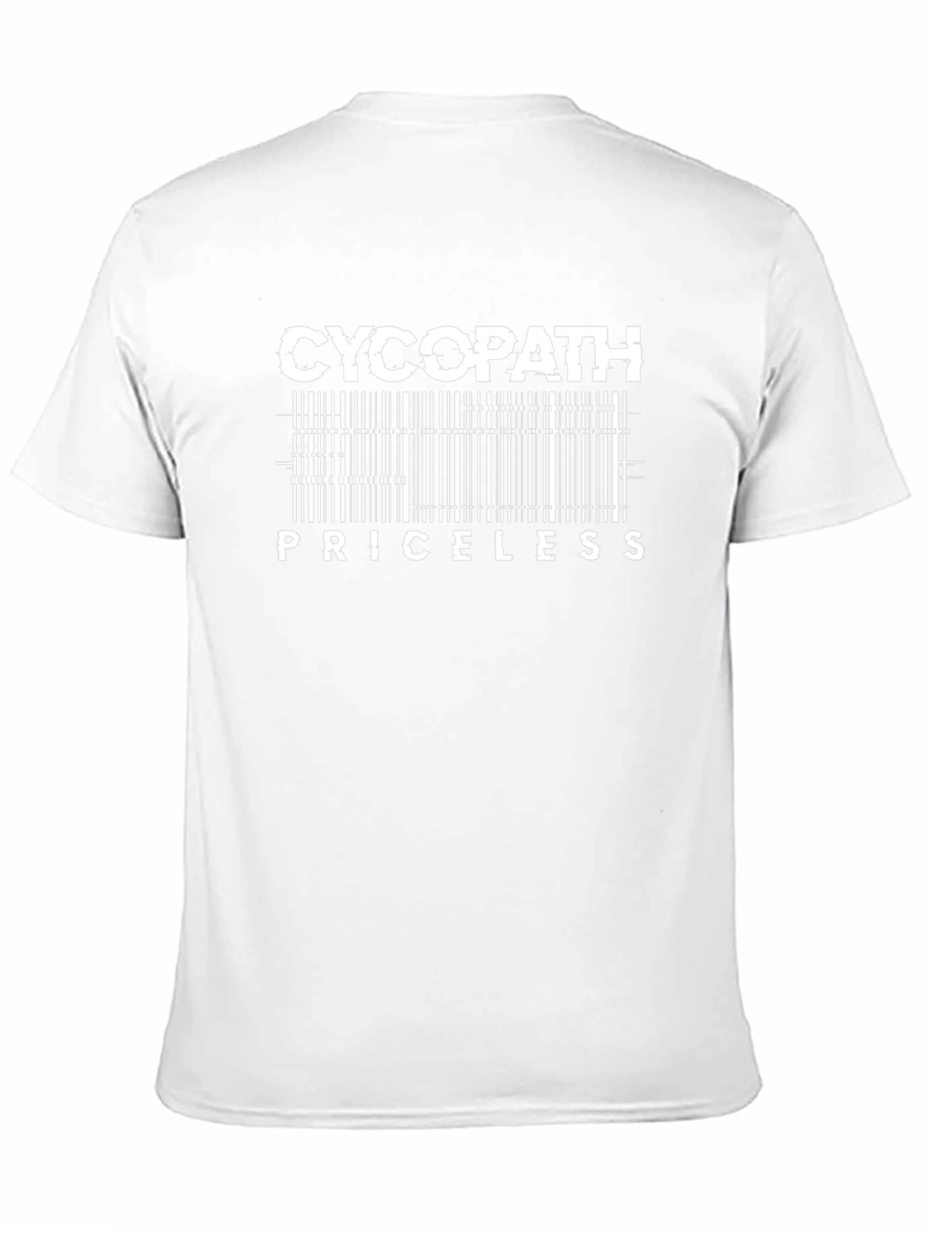 Cycopath Priceless Barcode T-Shirt - Funny Sarcastic Tee
