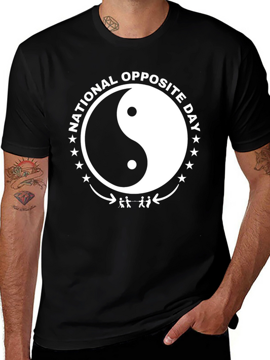 National Opposite Day Yin Yang T-Shirt