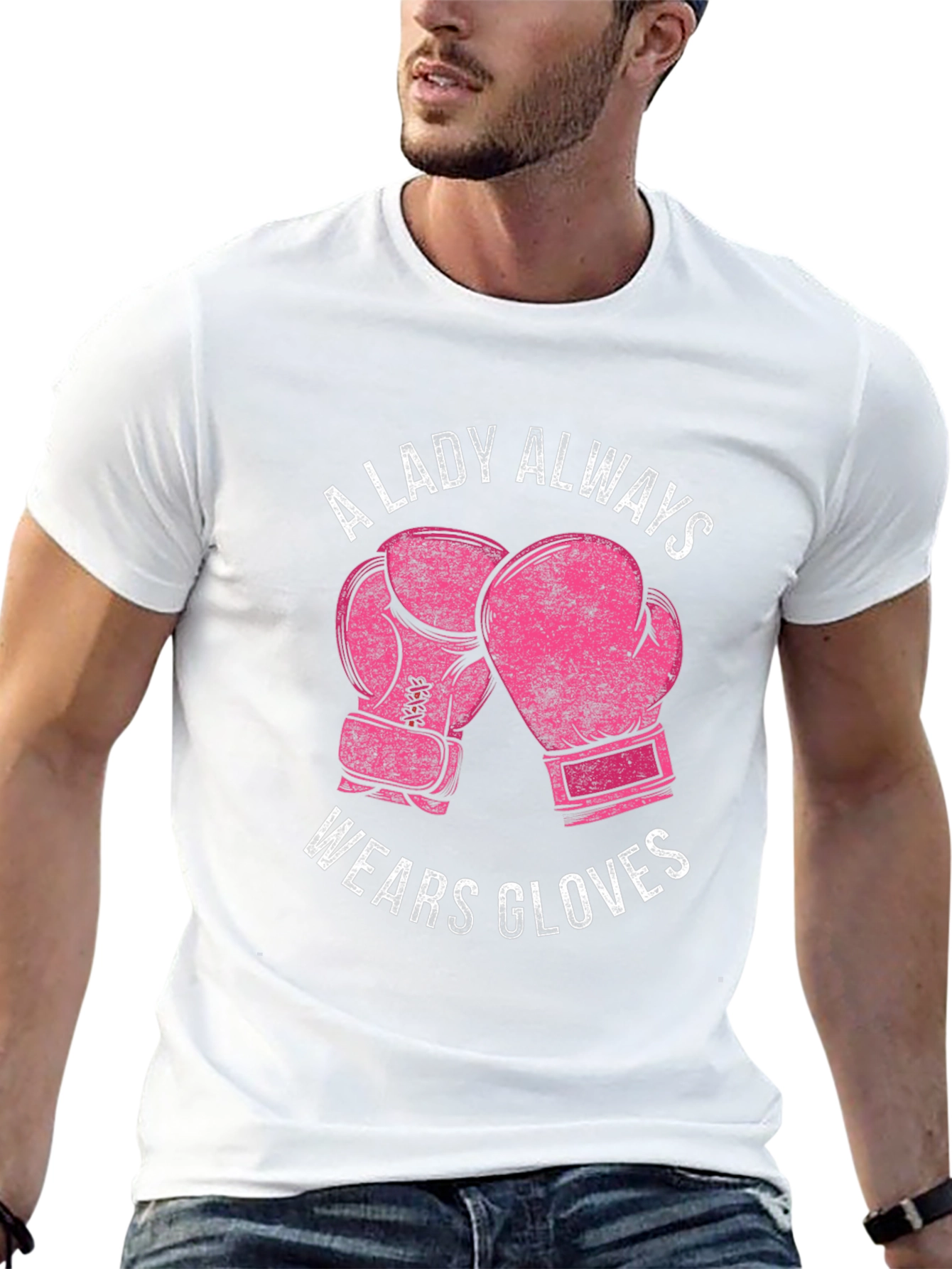 A Lady Always Wears Gloves Graphic Tee