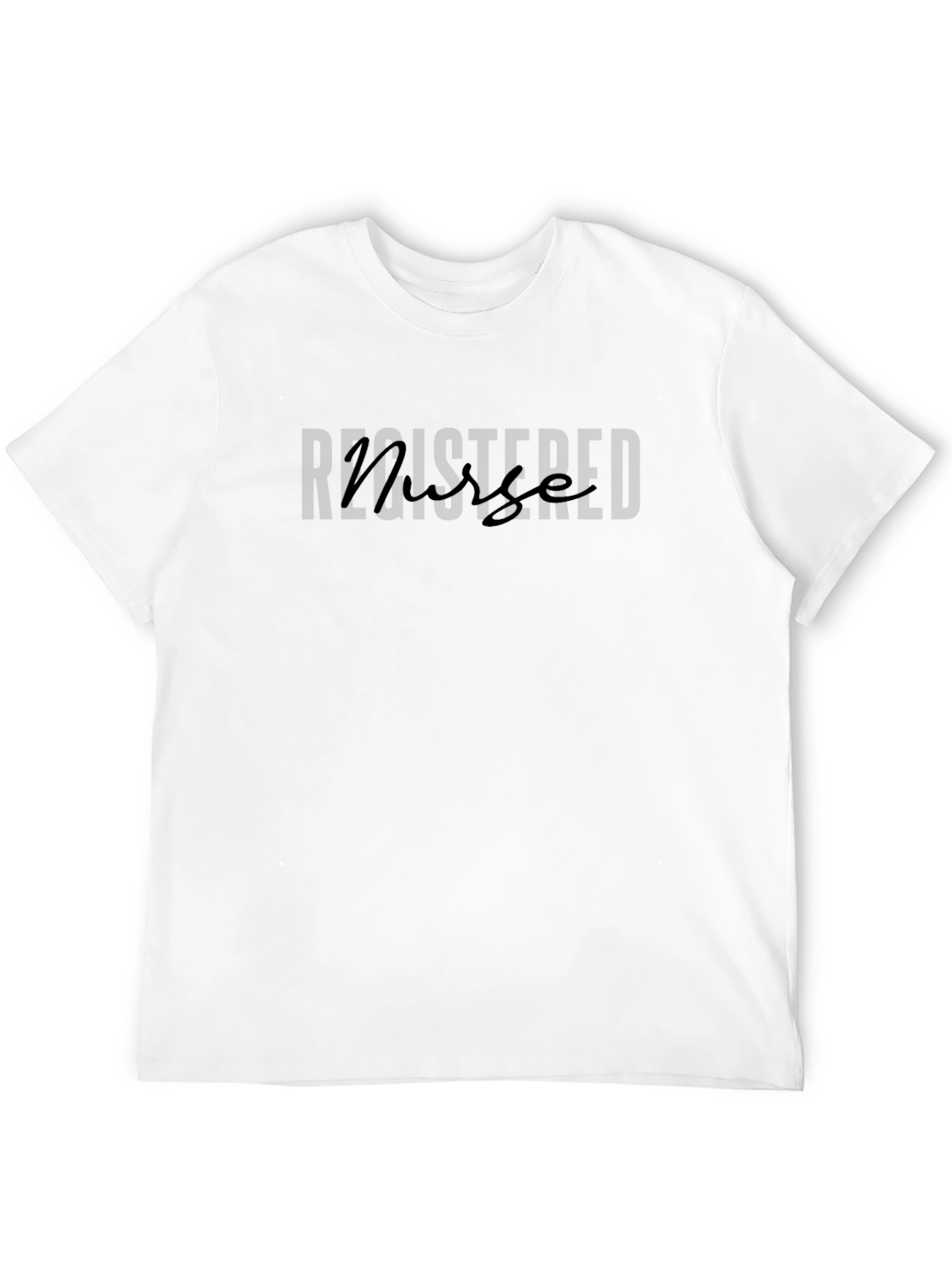 Registered Nurse Black T-Shirt - Medical Apparel