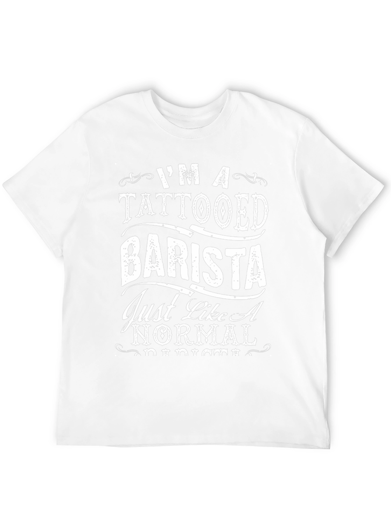 Tattooed Barista Graphic Tee - Coffee Lover Shirt