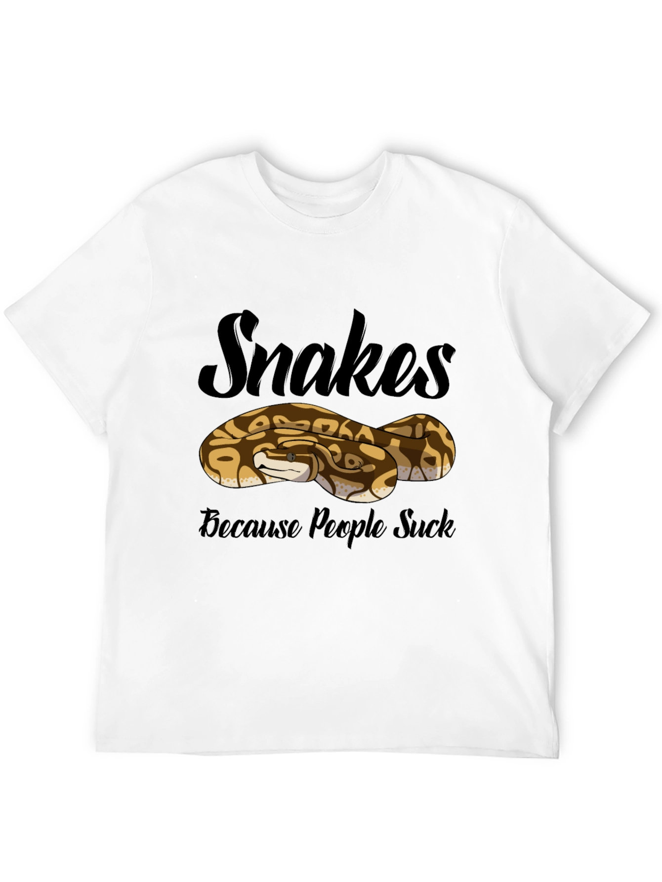 Snakes Because People Suck T-Shirt