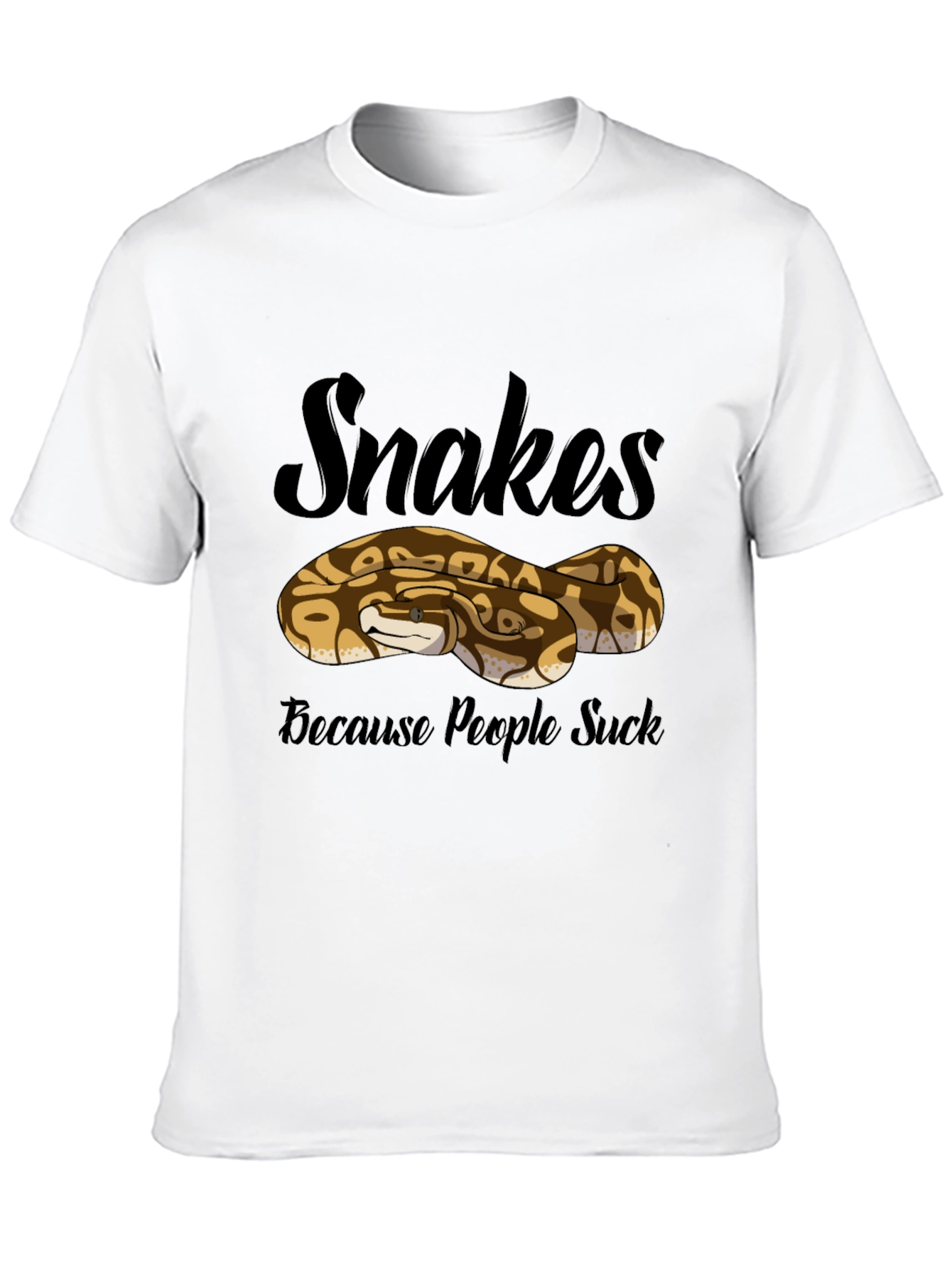 Snakes Because People Suck T-Shirt