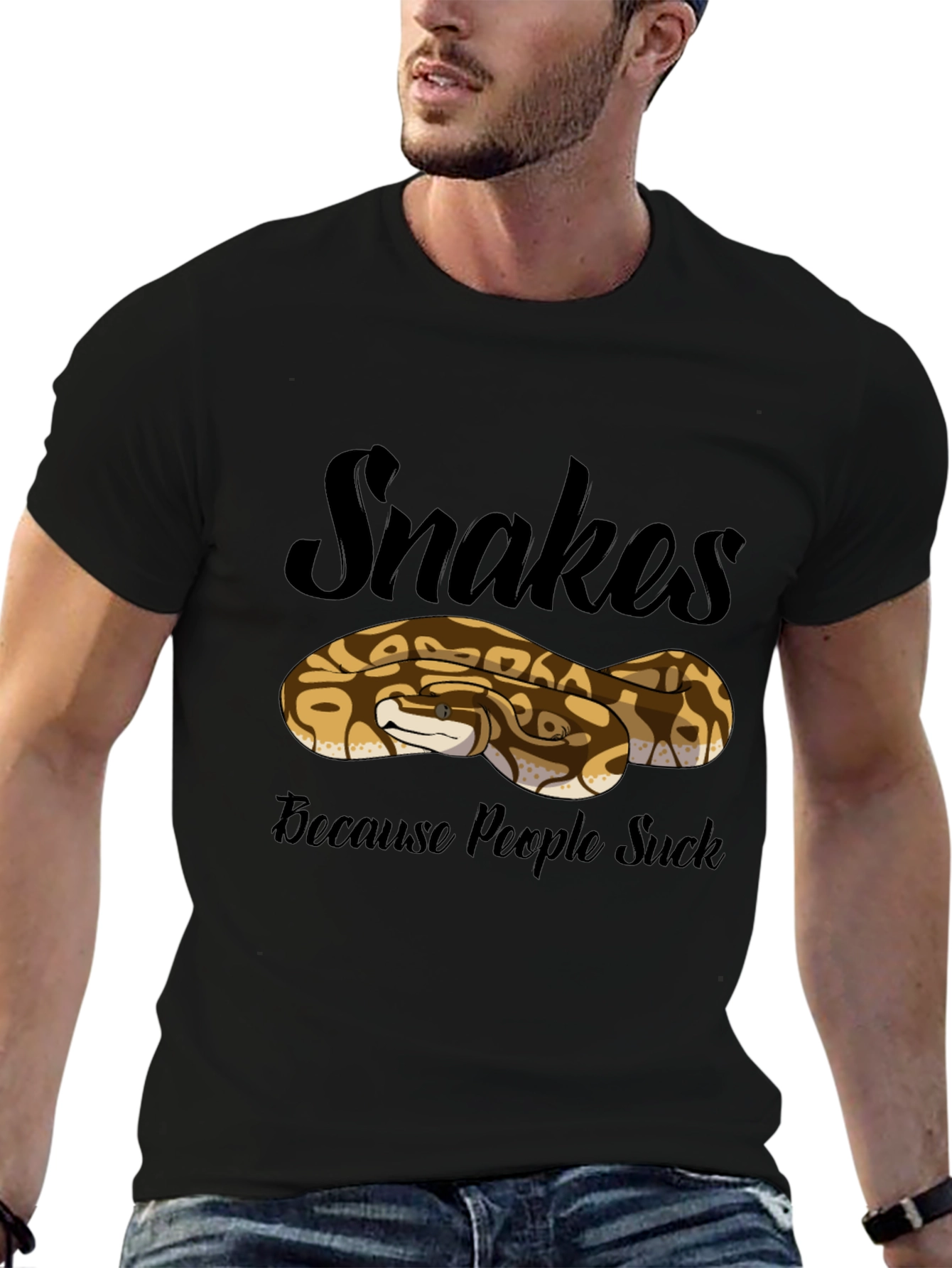 Snakes Because People Suck T-Shirt