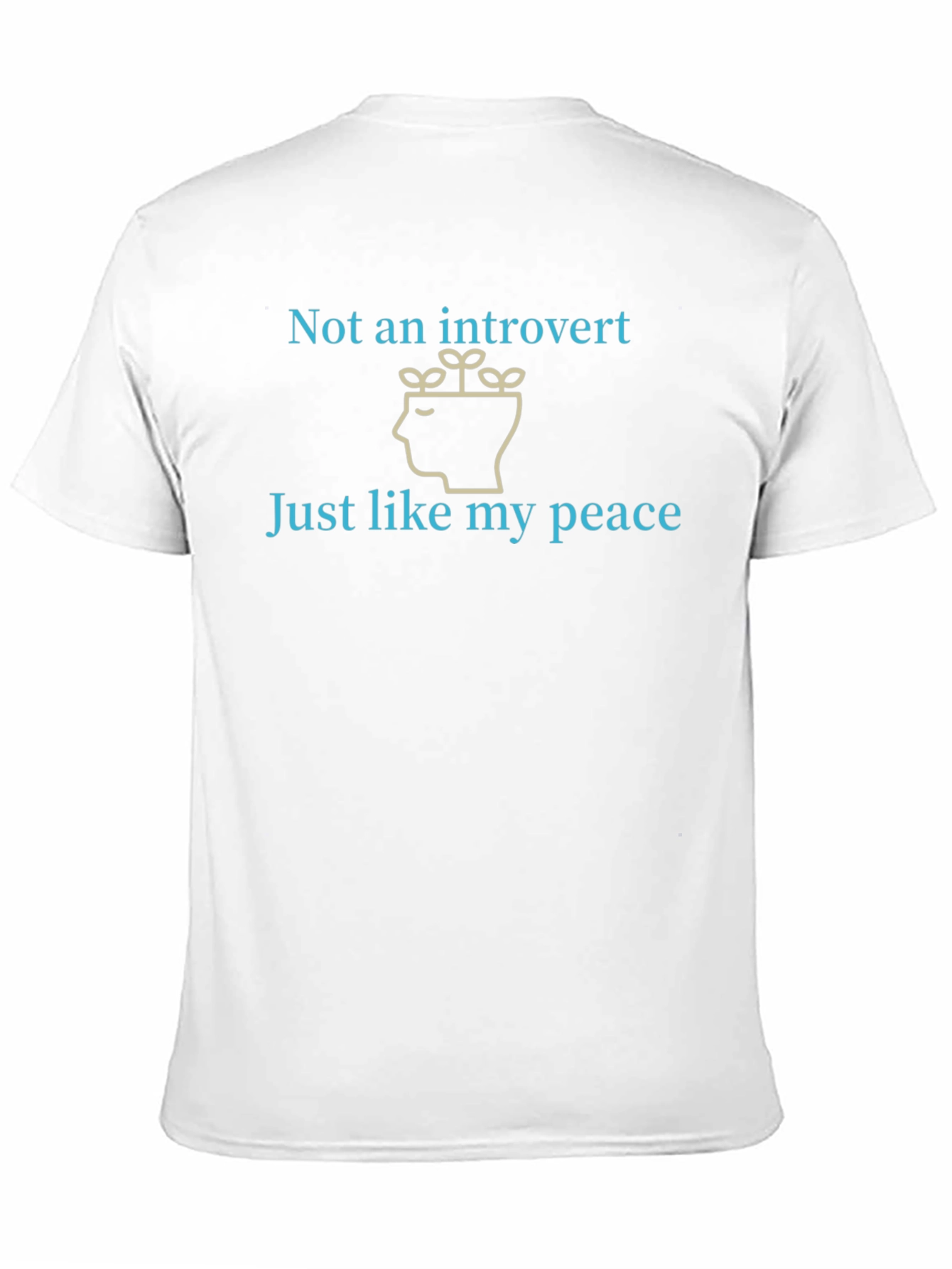 Introvert Peace T-Shirt | Soft Cotton Tee