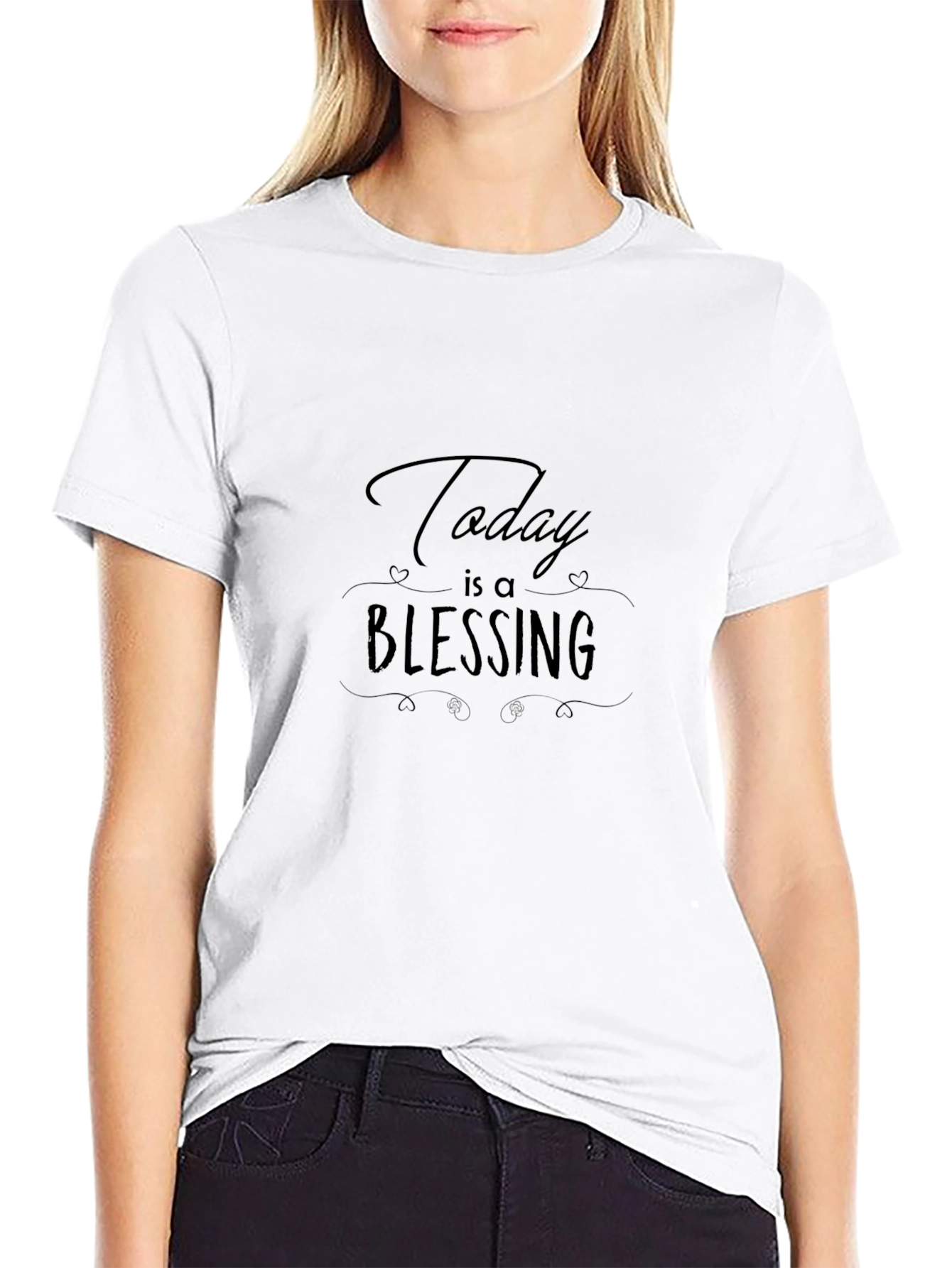 Today is a Blessing Black Graphic Tee