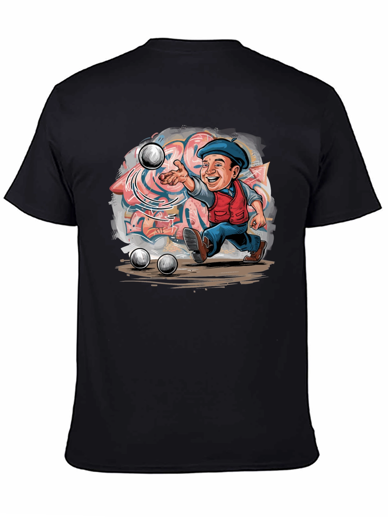 Petanque Player Graphic T-Shirt