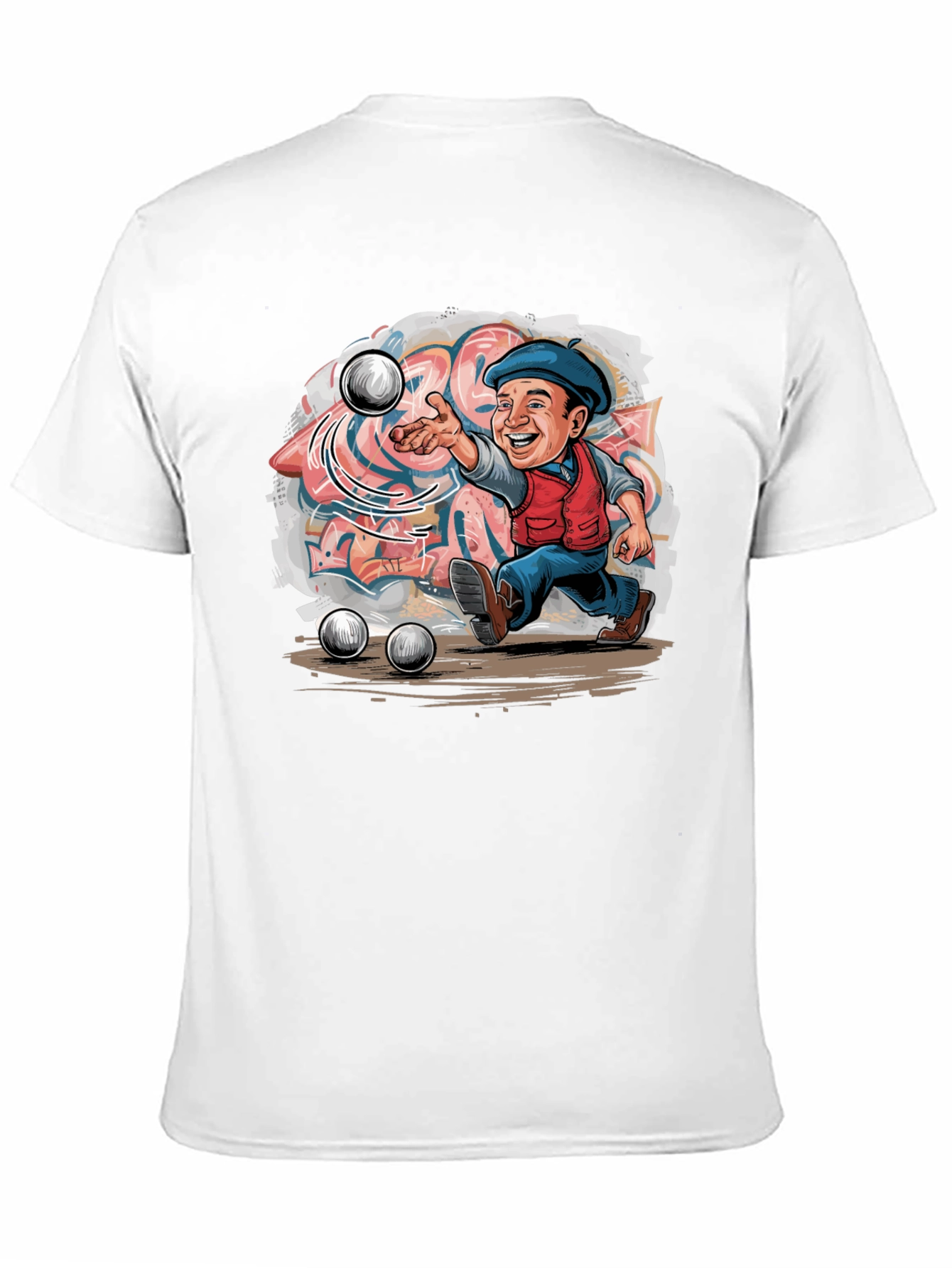 Petanque Player Graphic T-Shirt