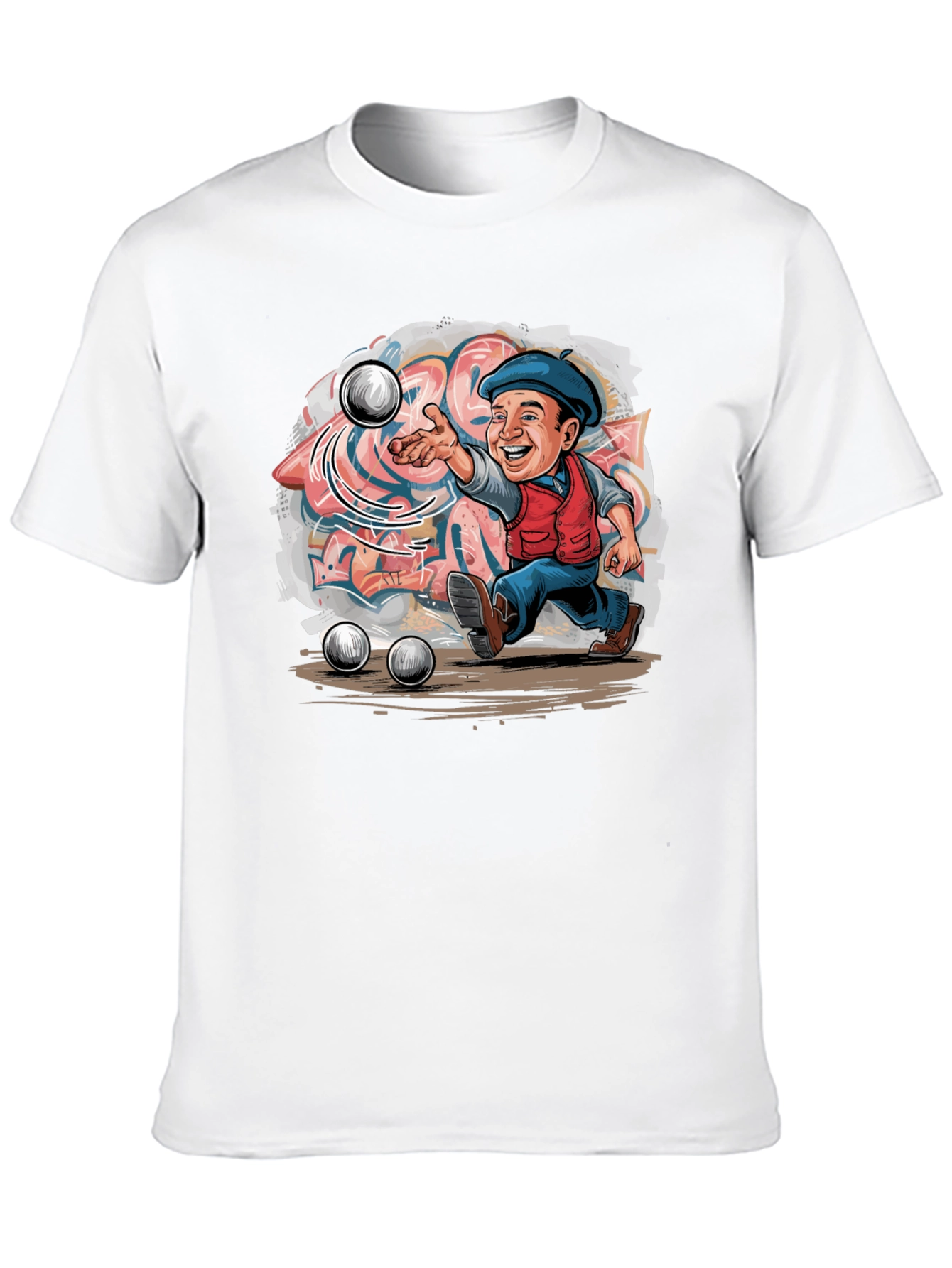 Petanque Player Graphic T-Shirt
