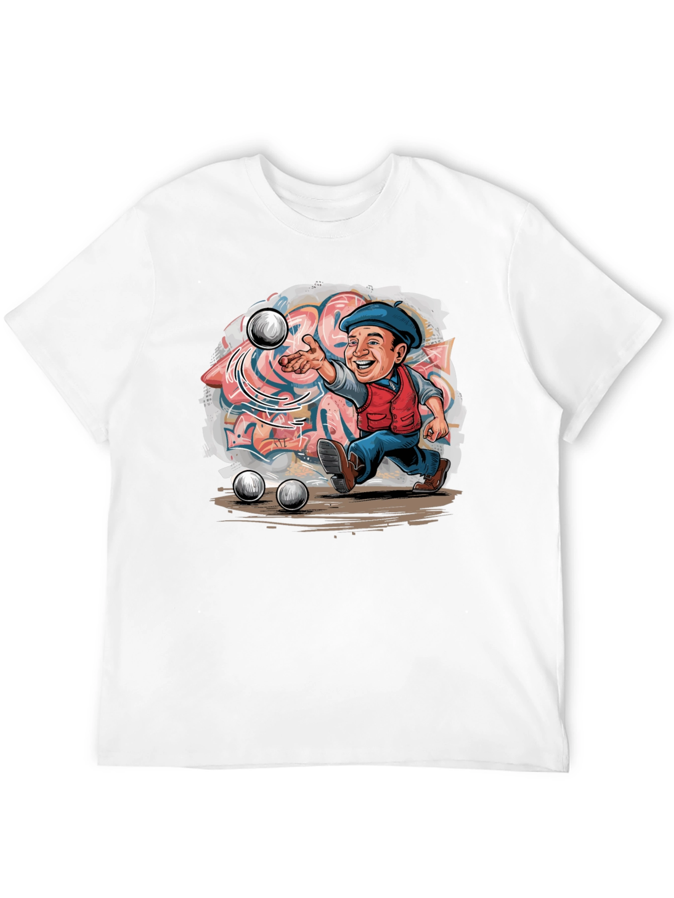 Petanque Player Graphic T-Shirt