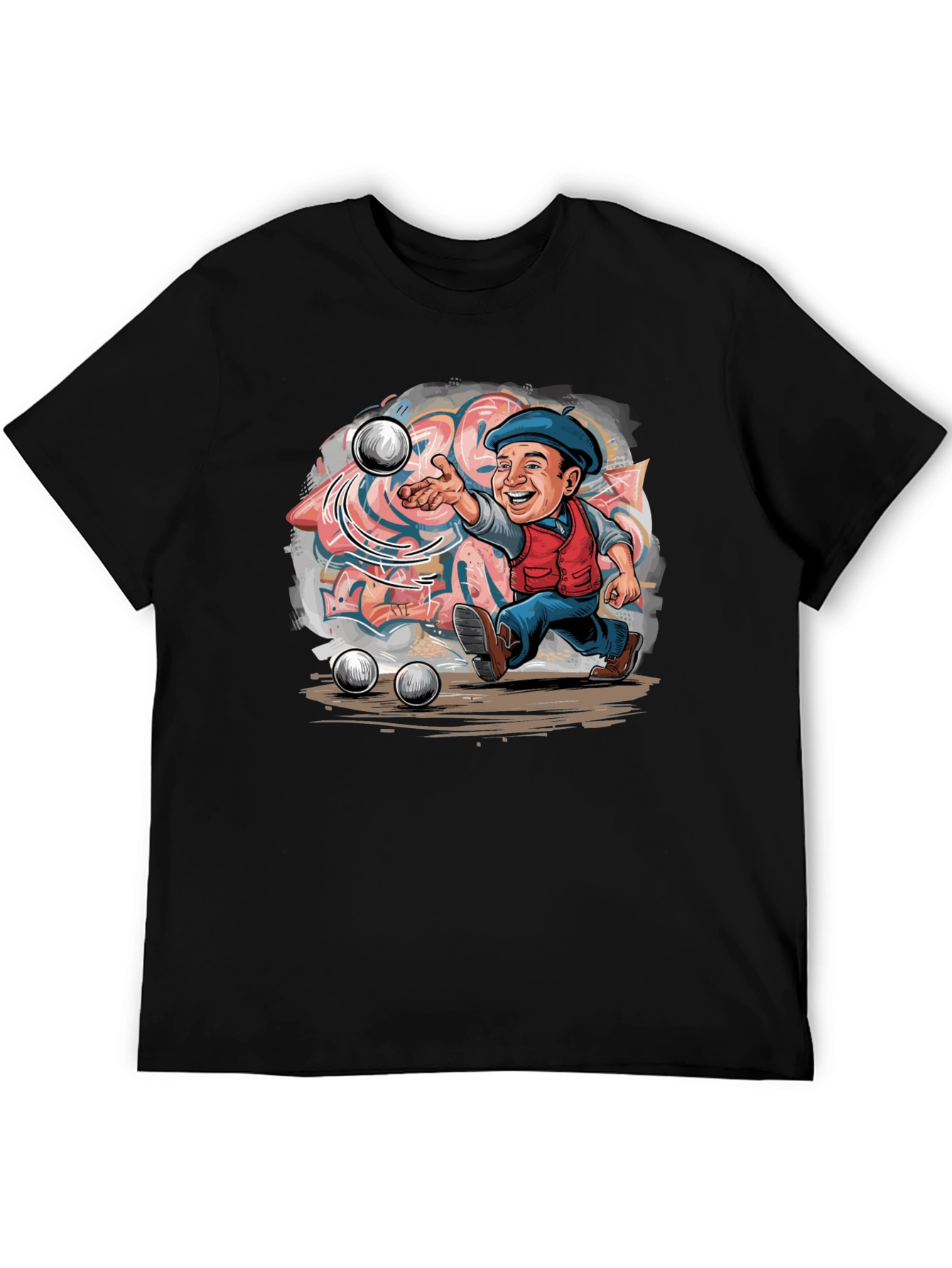 Petanque Player Graphic T-Shirt