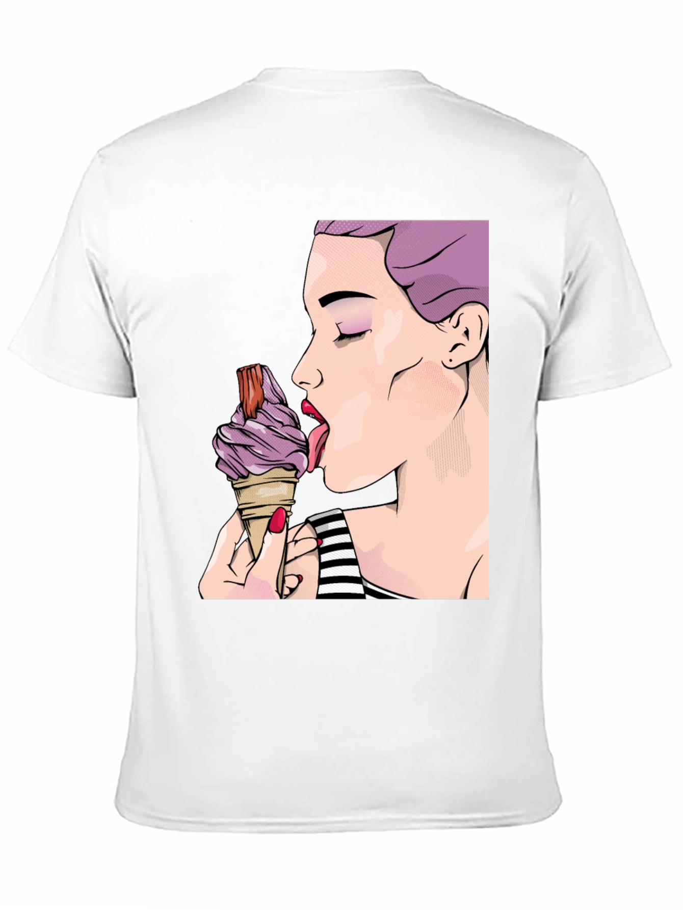 Pop Art Ice Cream Graphic T-Shirt