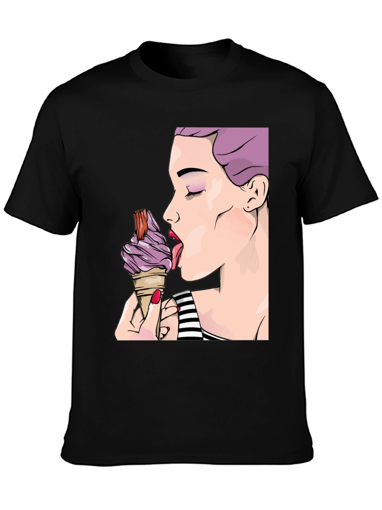 Pop Art Ice Cream Graphic T-Shirt