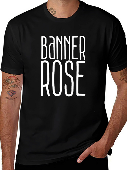 Banner Rose Graphic Tee - Black