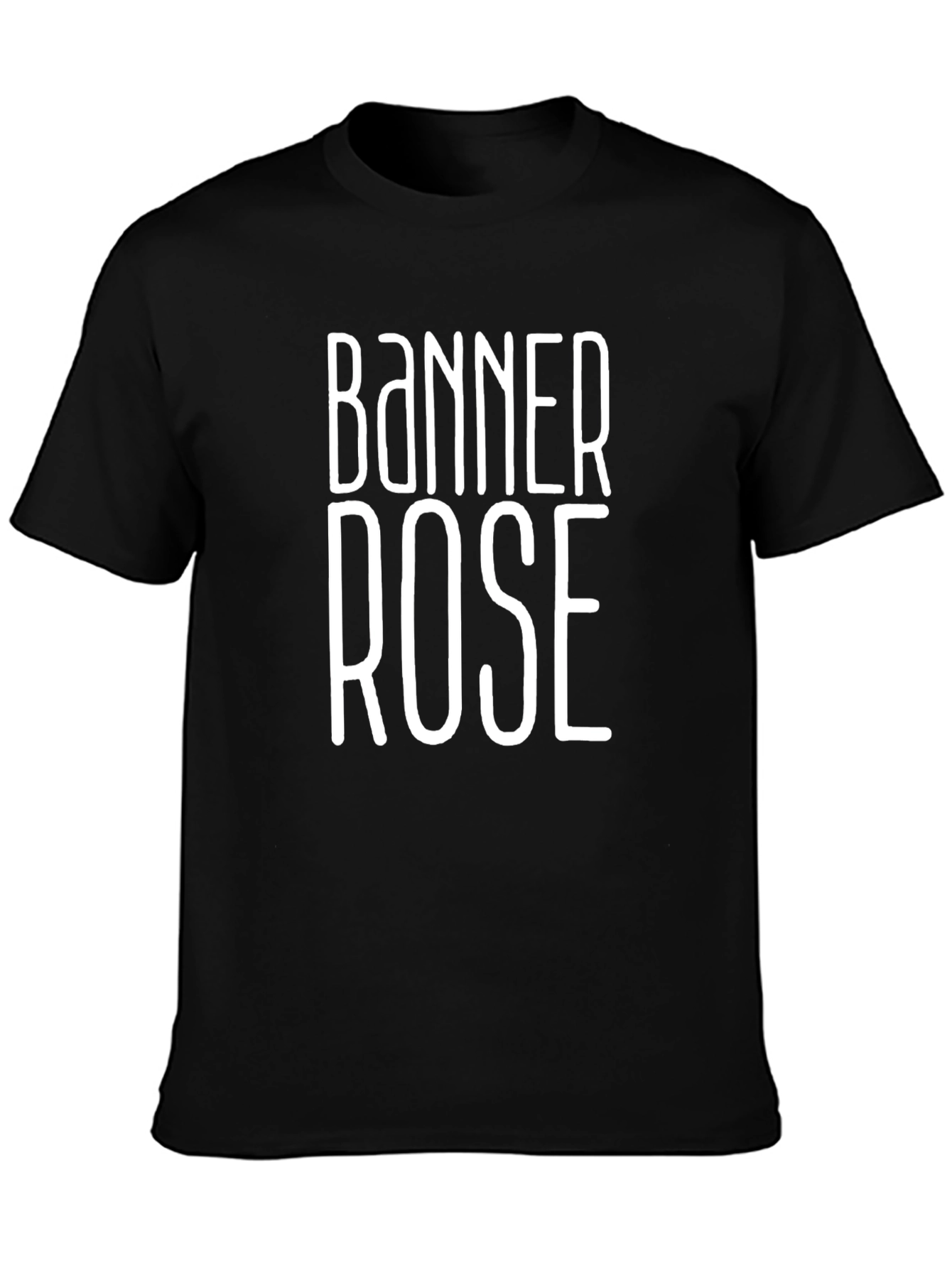 Banner Rose Graphic Tee - Black