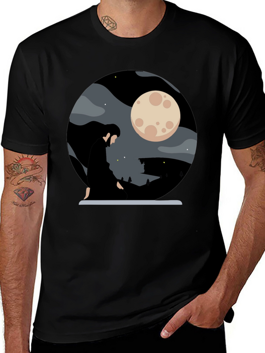 Moonlit Silhouette Graphic Tee