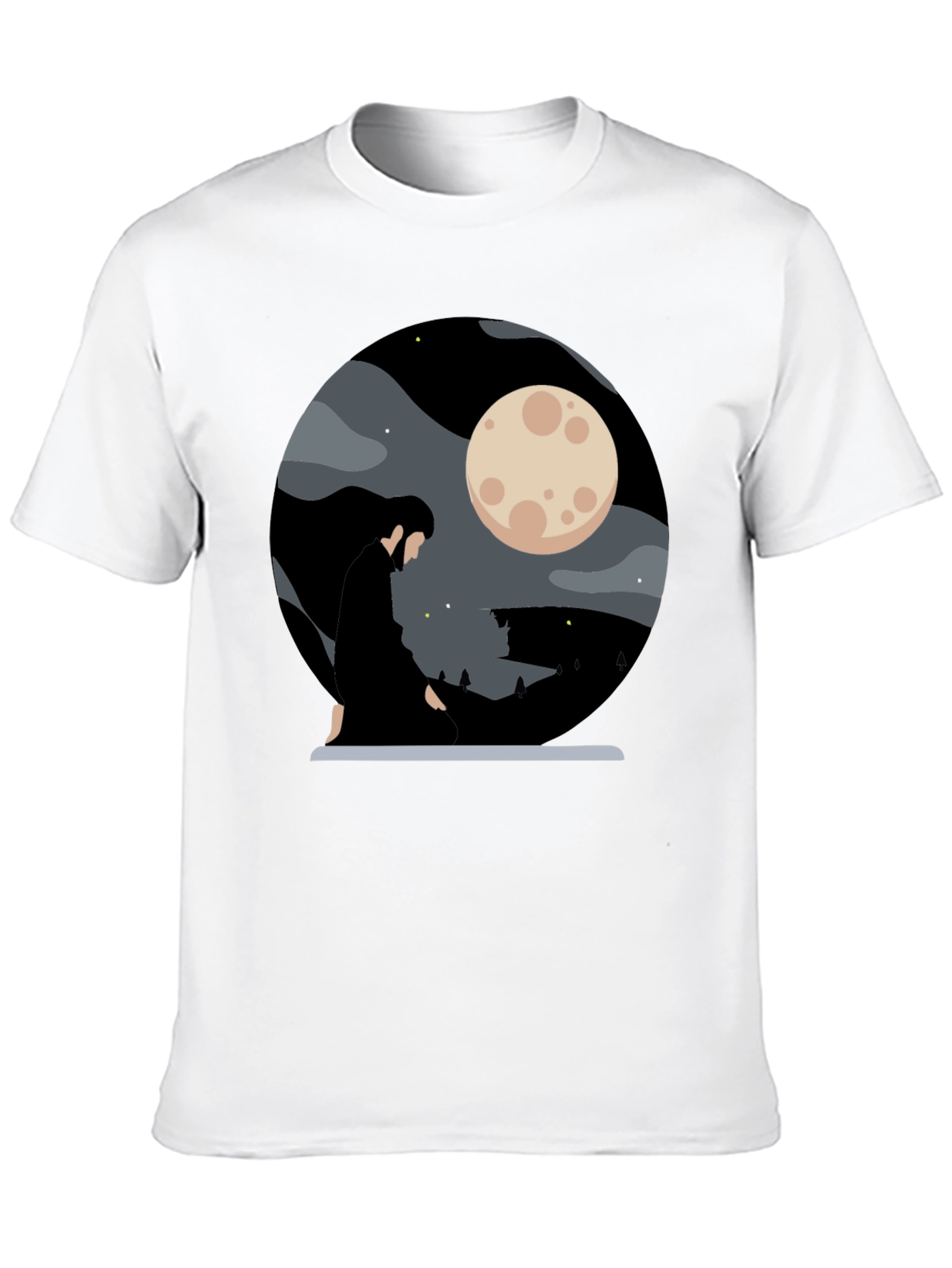 Moonlit Silhouette Graphic Tee