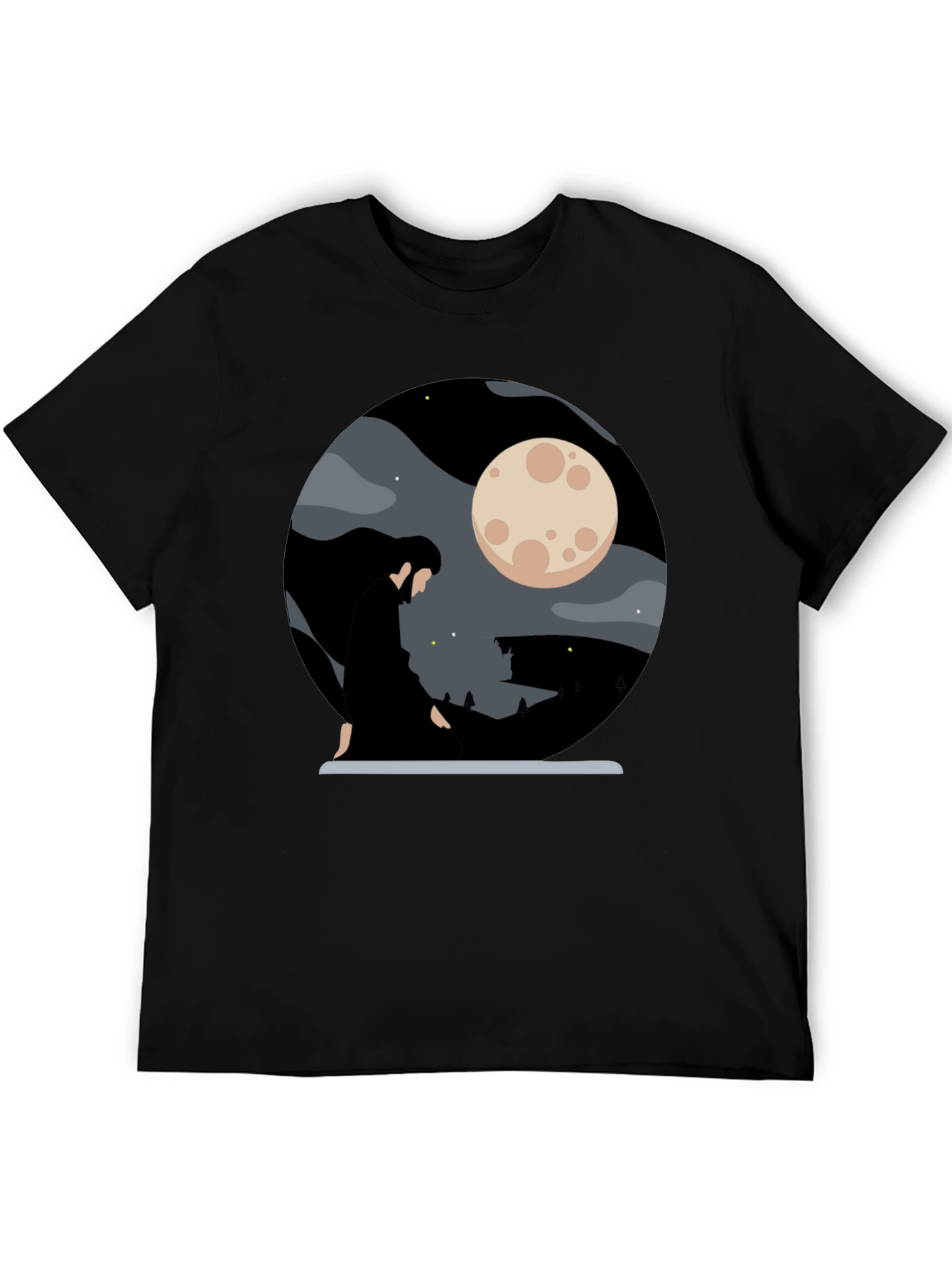 Moonlit Silhouette Graphic Tee