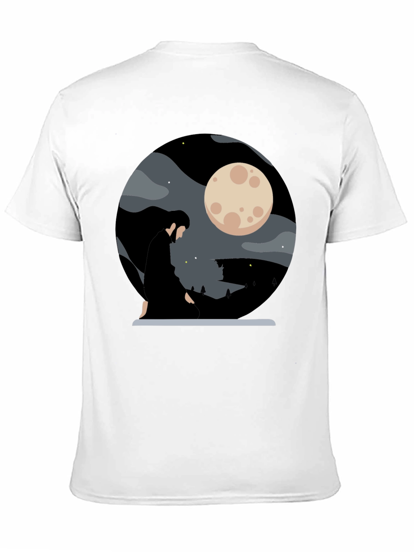 Moonlit Silhouette Graphic Tee
