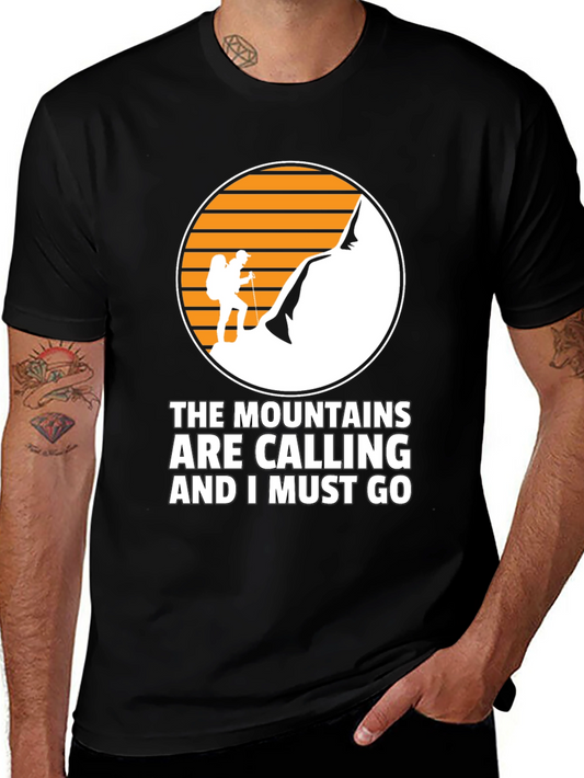 Mountains Calling Graphic Tee - Adventure Awaits!