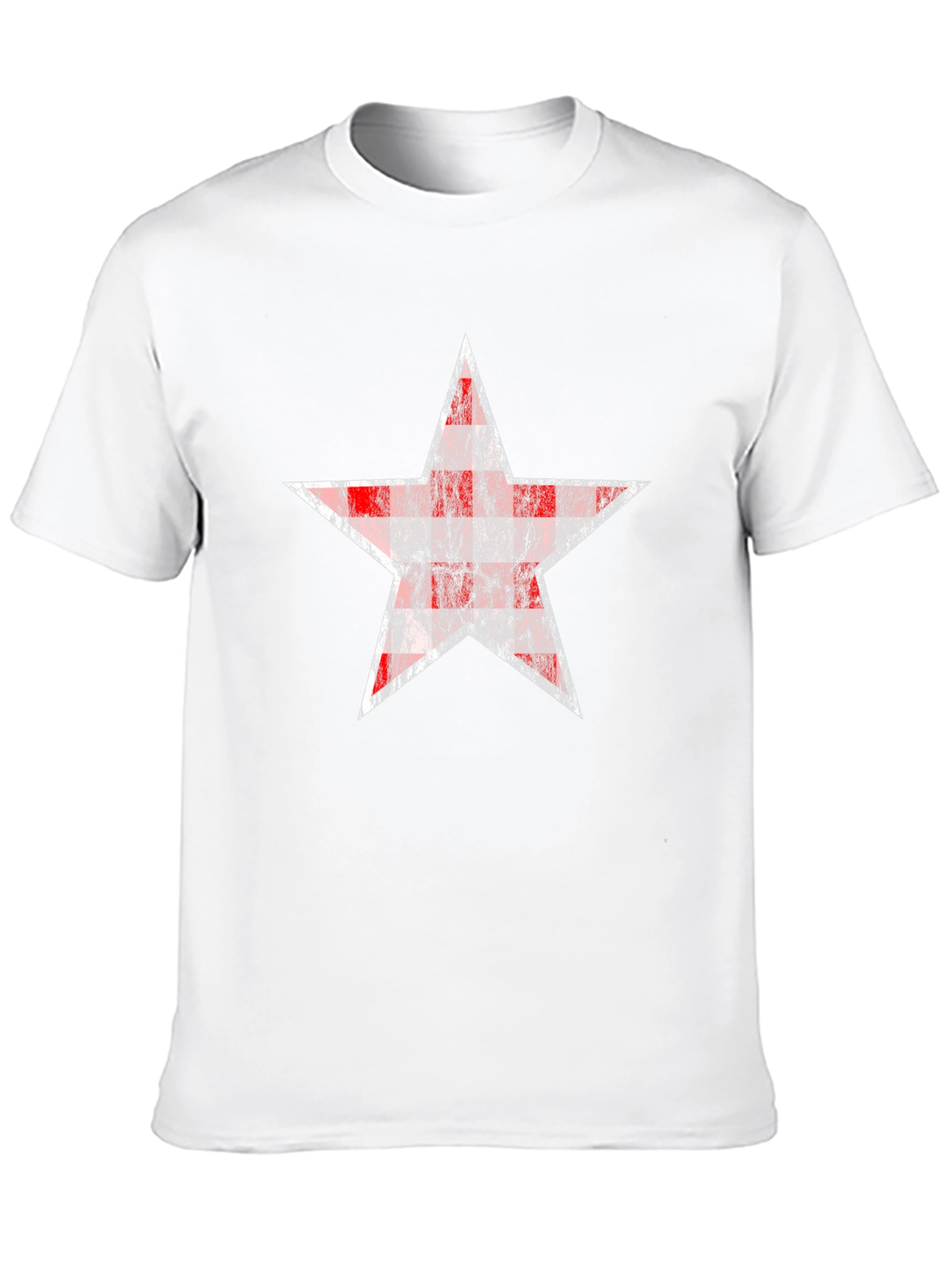 Star Graphic Print Black T-Shirt
