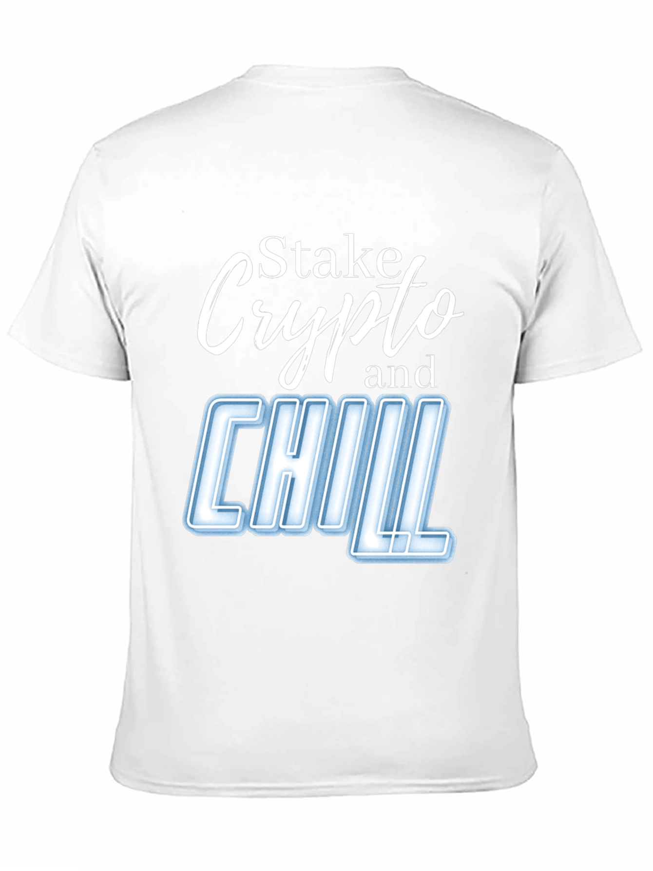 Stake Crypto and Chill Graphic Tee - Black