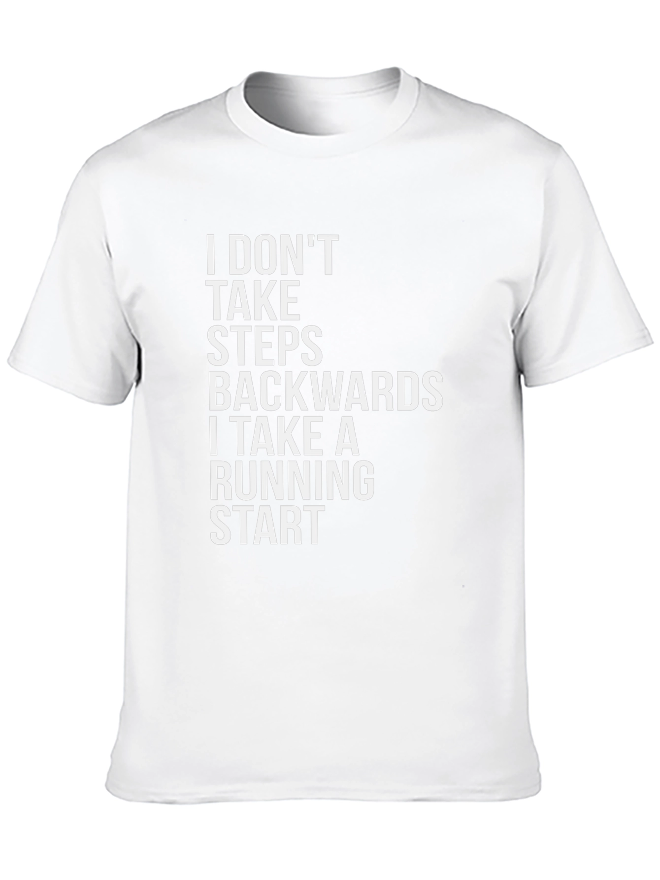 Motivational T-Shirt: Running Start Black Tee