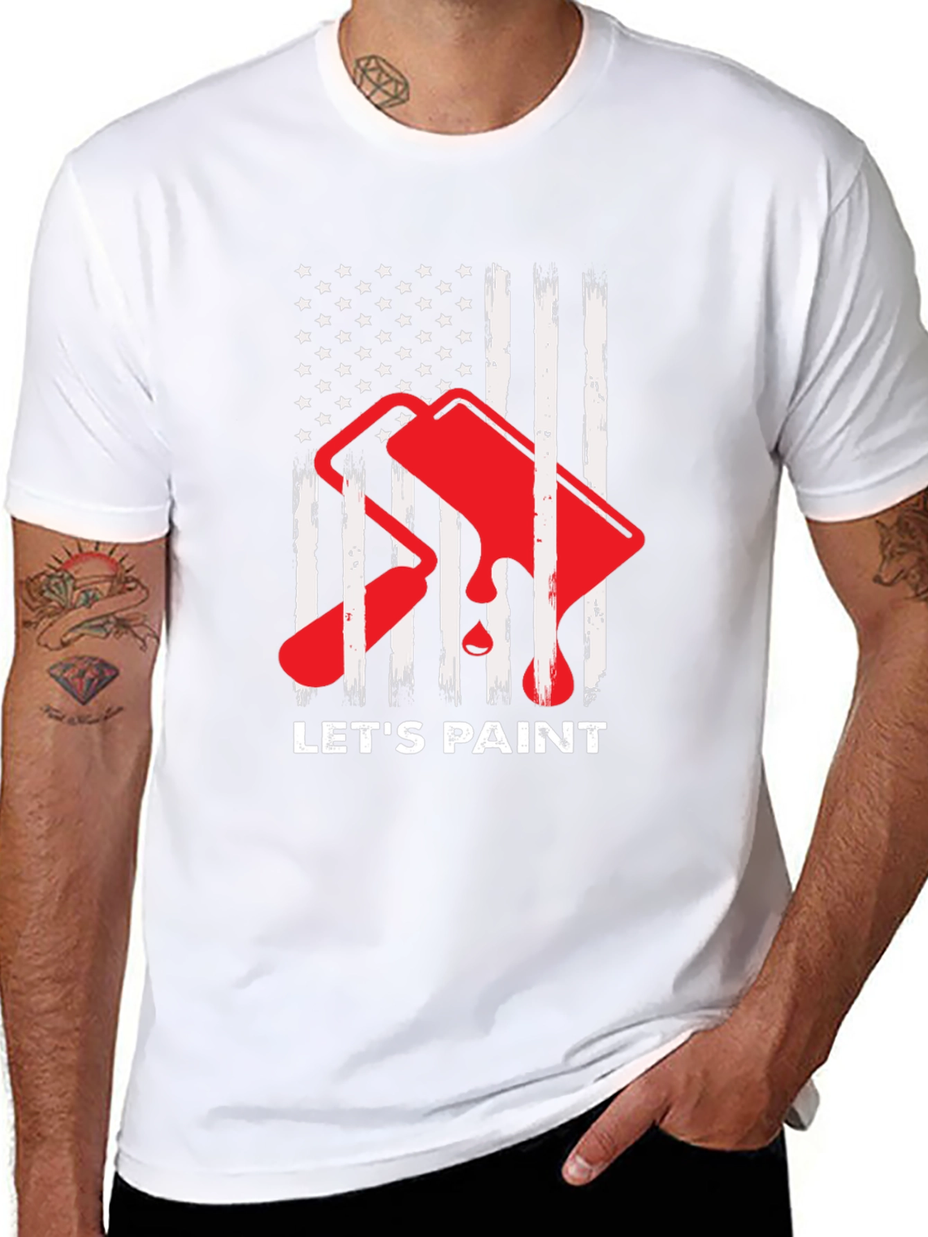 Lets Paint Patriotic T-Shirt