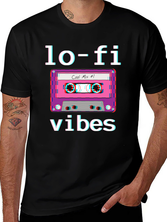 Lo-Fi Vibes Cassette Tape Graphic T-Shirt