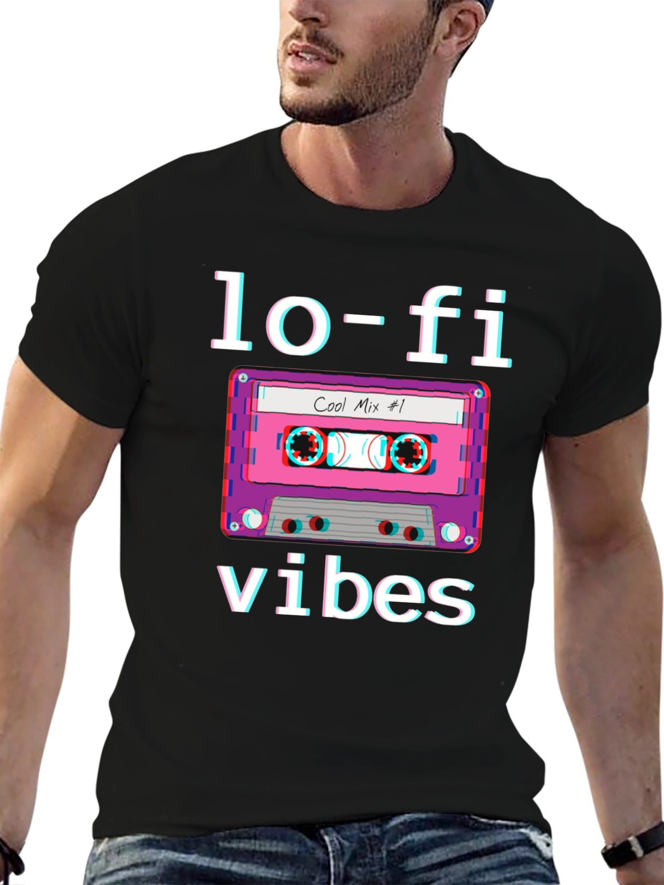 Lo-Fi Vibes Cassette Tape Graphic T-Shirt