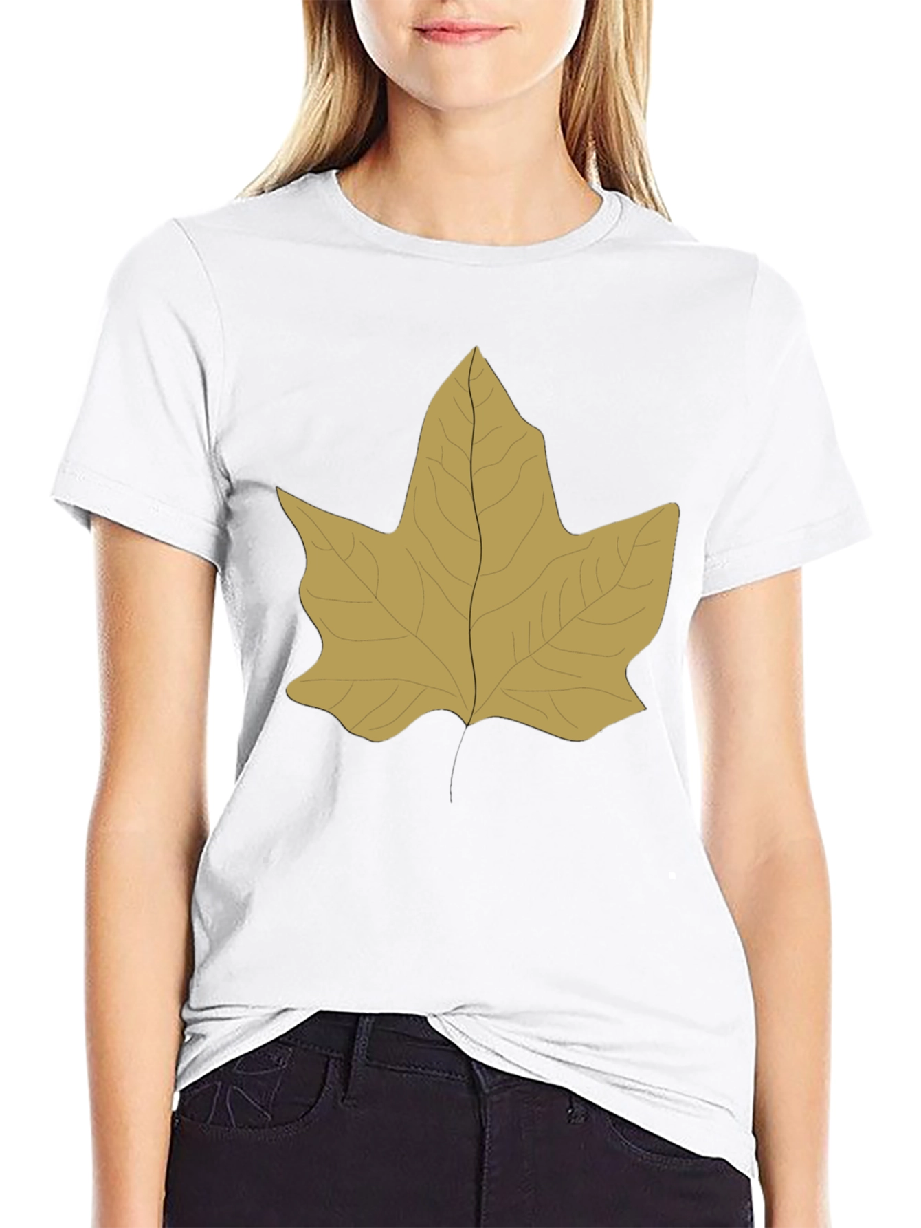 Leaf Graphic Tee - Nature Inspired T-Shirt