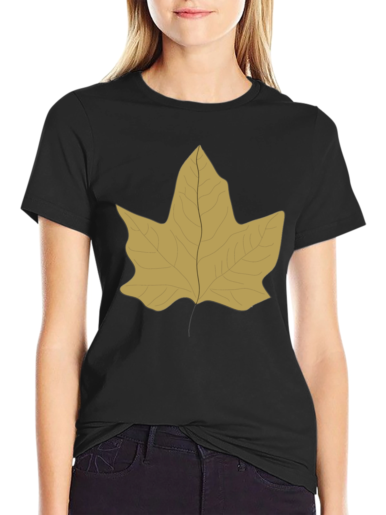 Leaf Graphic Tee - Nature Inspired T-Shirt
