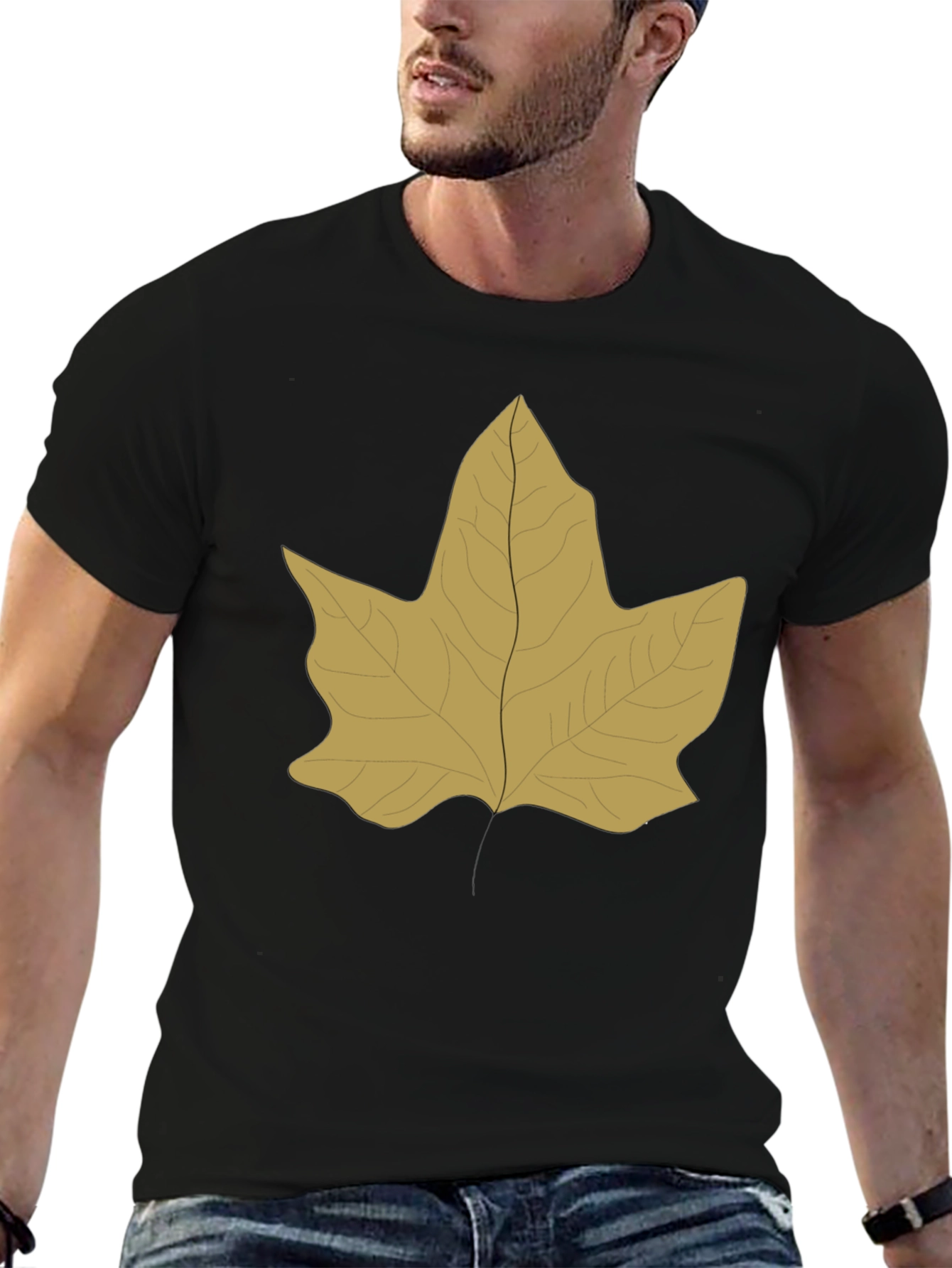 Leaf Graphic Tee - Nature Inspired T-Shirt
