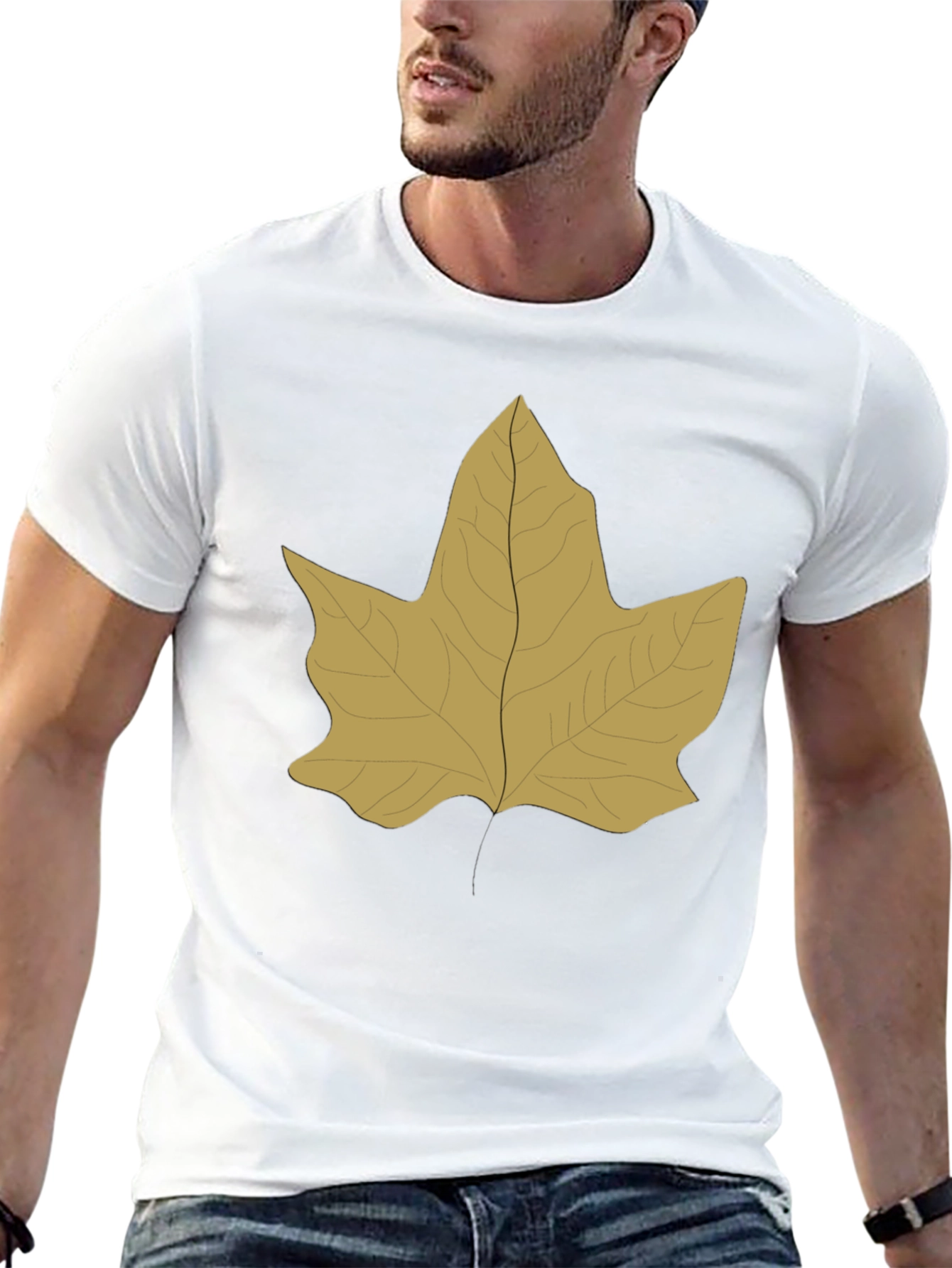 Leaf Graphic Tee - Nature Inspired T-Shirt