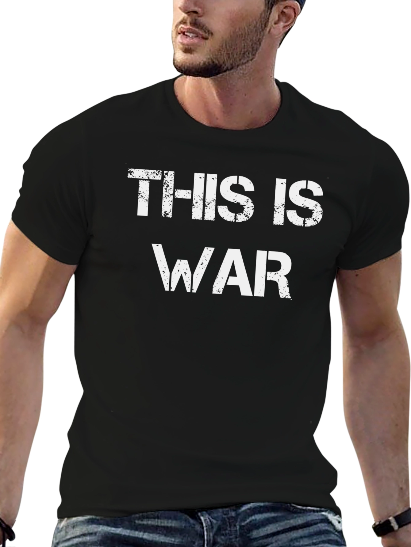 This Is War T-Shirt - Distressed Graphic Tee