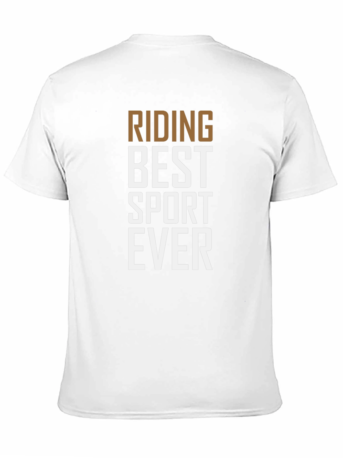 Riding Best Sport Ever Graphic Tee - Black