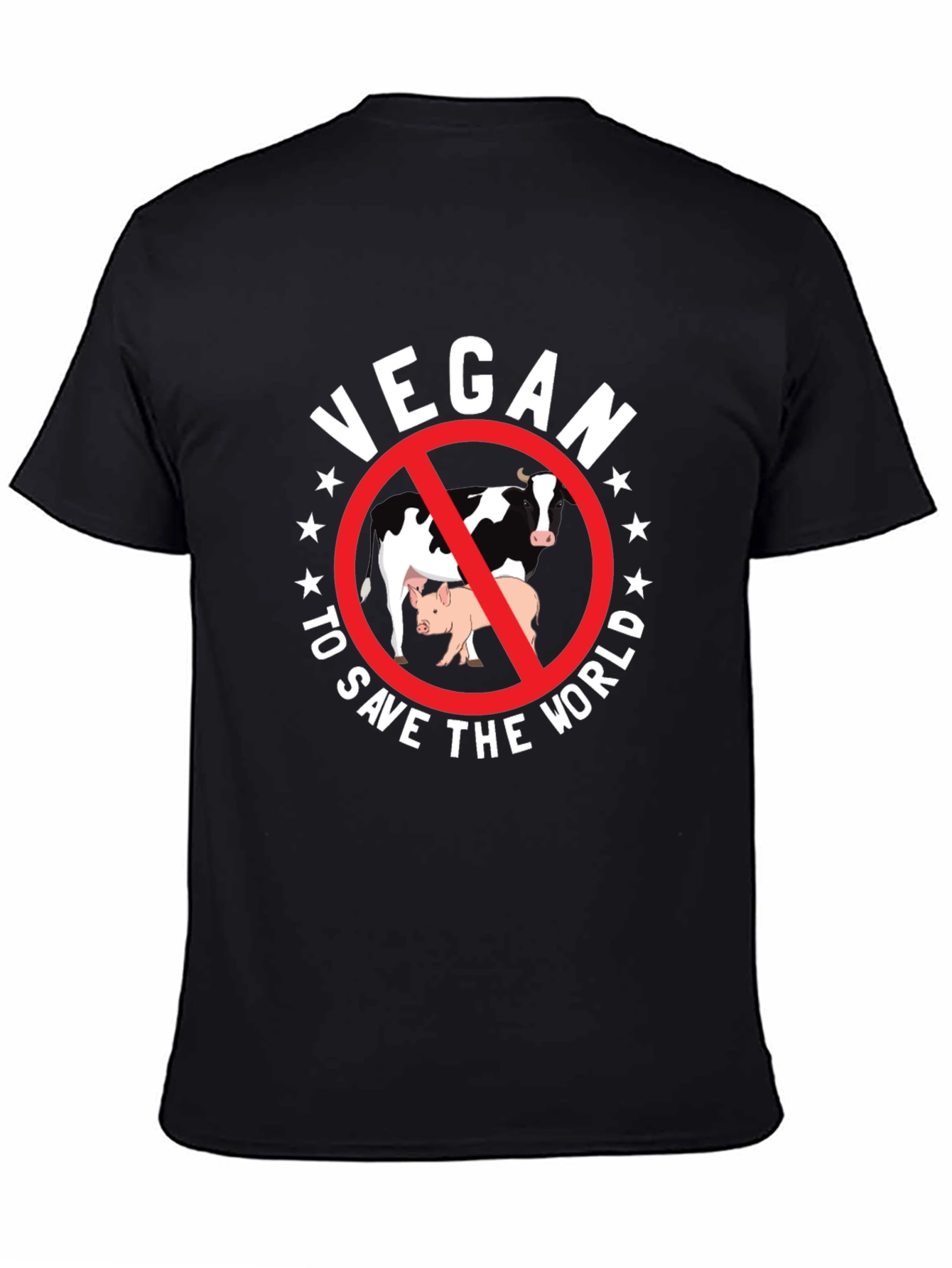 Vegan To Save The World Graphic Tee