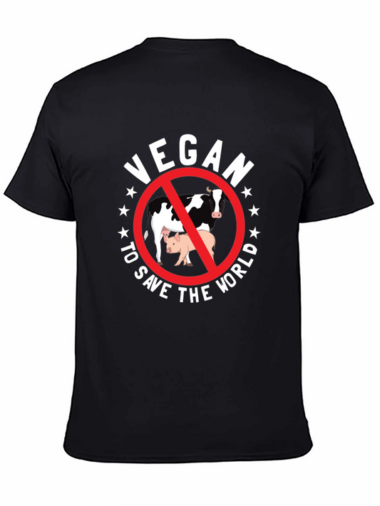 Vegan To Save The World Graphic Tee