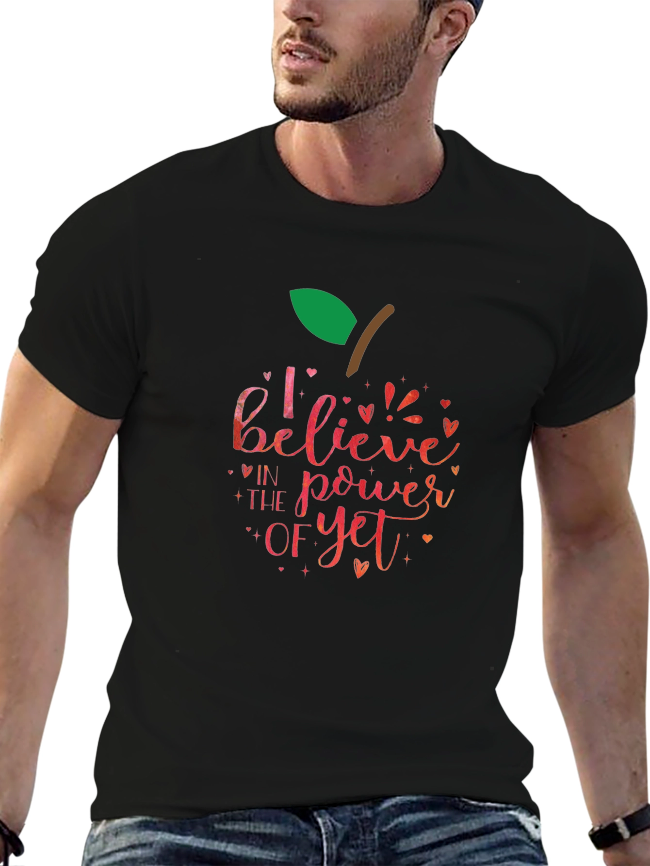 Believe In The Power Of Yet Apple T-Shirt