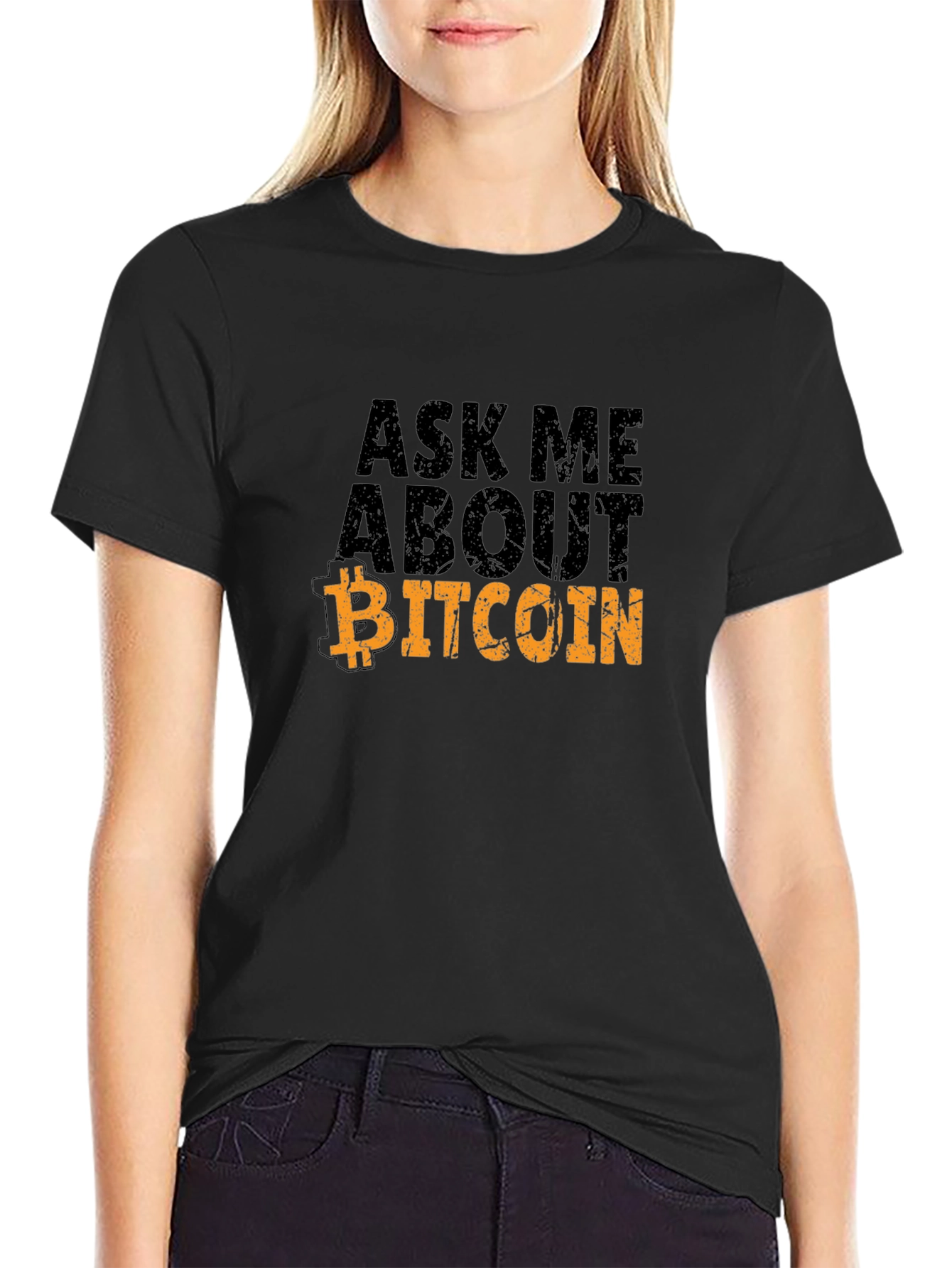 Ask Me About Bitcoin Graphic T-Shirt