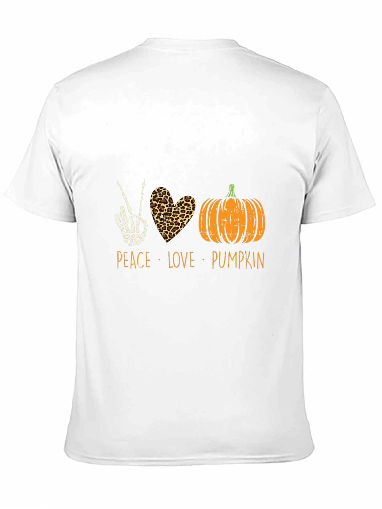 Peace Love Pumpkin Halloween T-Shirt
