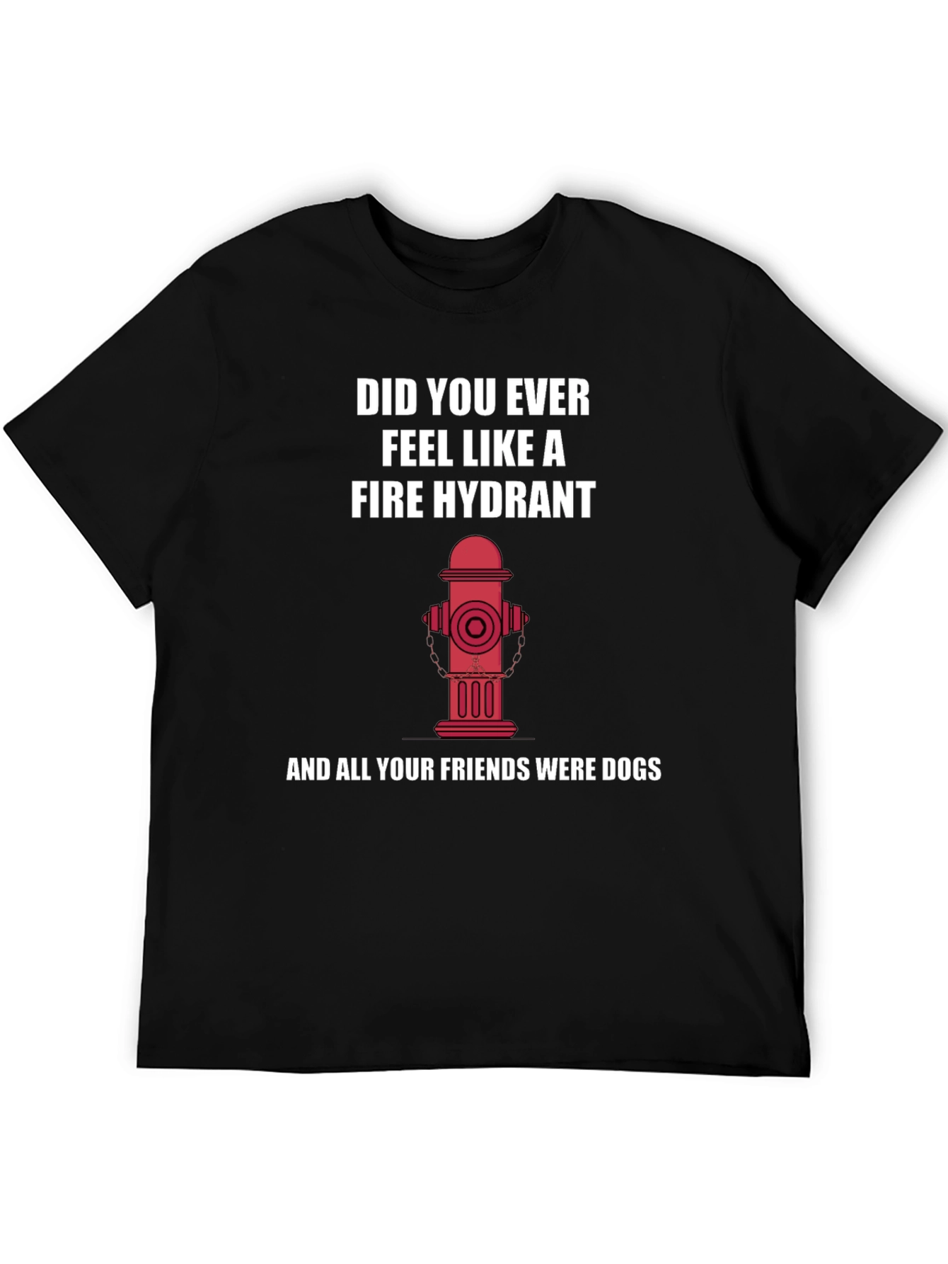 Fire Hydrant Graphic Tee - Funny Novelty Shirt