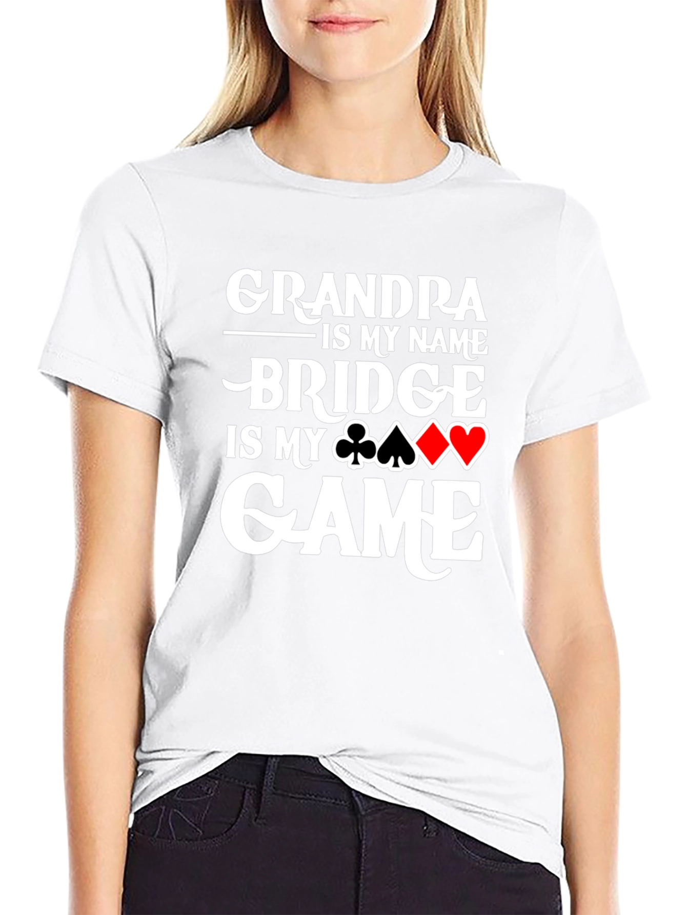 Grandpa Bridge is My Game T-Shirt Card Player Gift